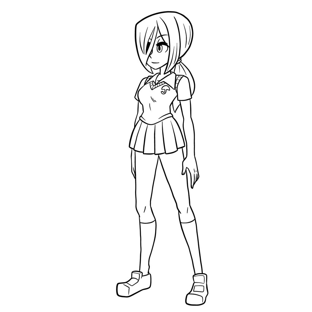 How to draw Teen Parasoul from Skullgirls