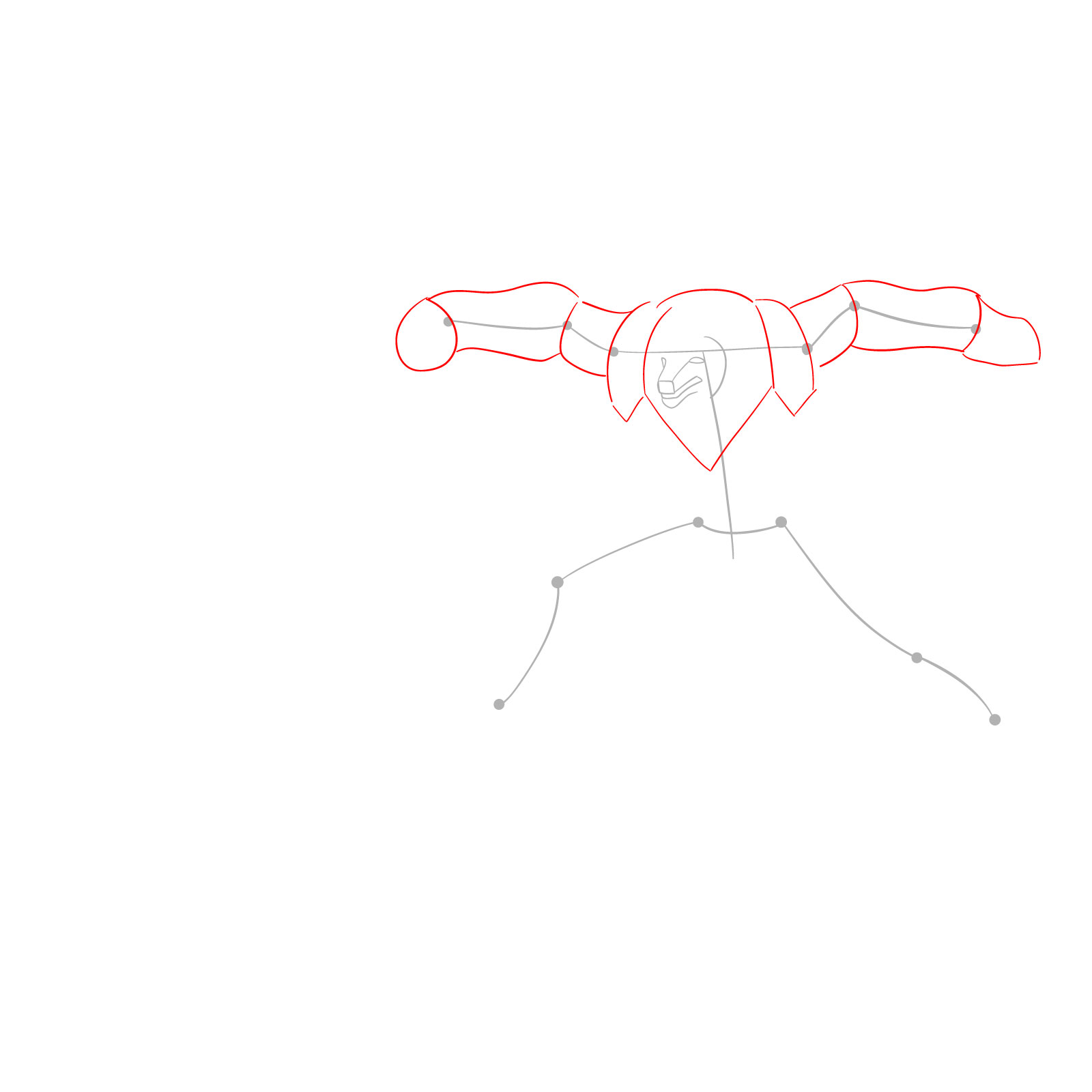 How to draw Nasus - League of Legends - step 02