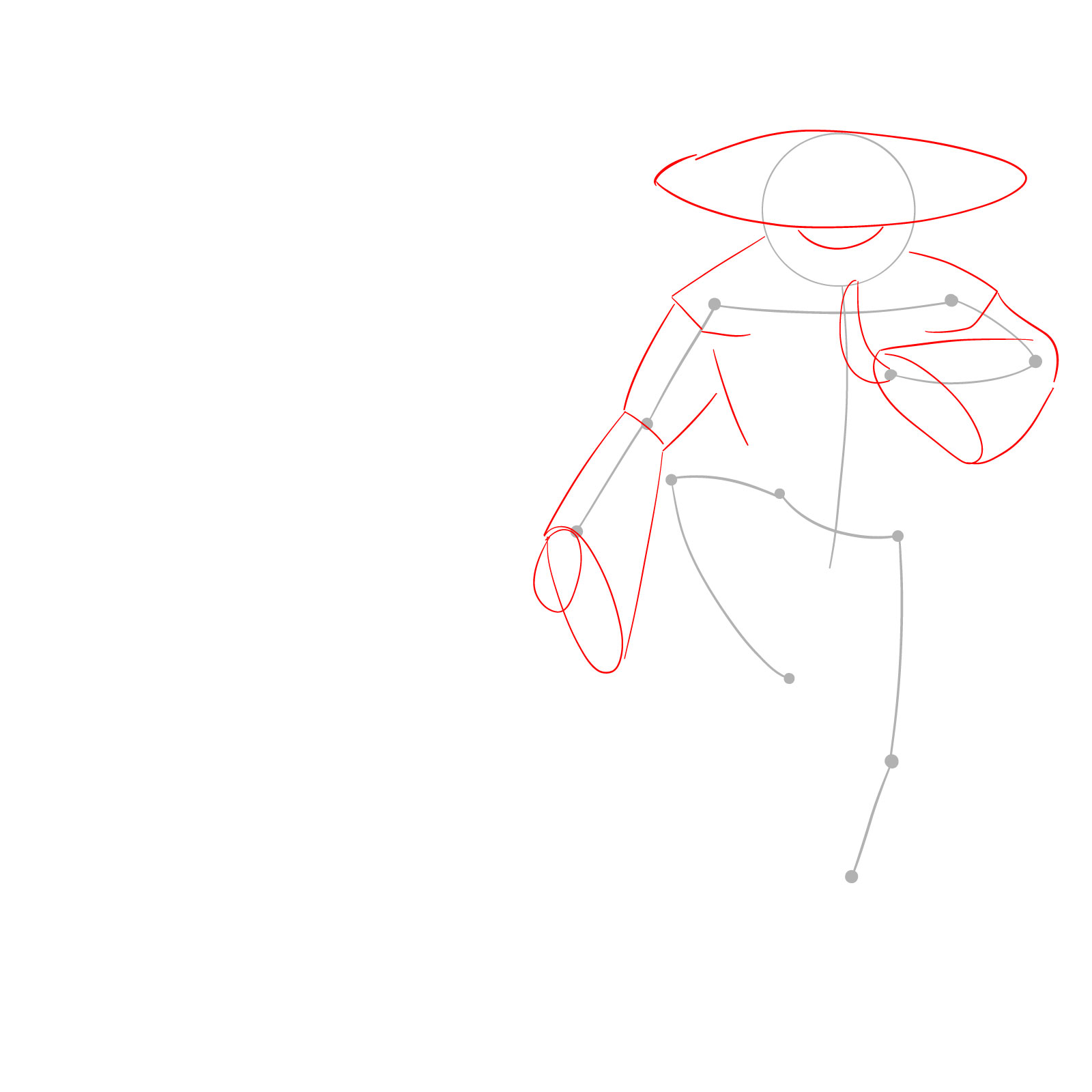 How to draw Temple Jax from League of Legends - step 02
