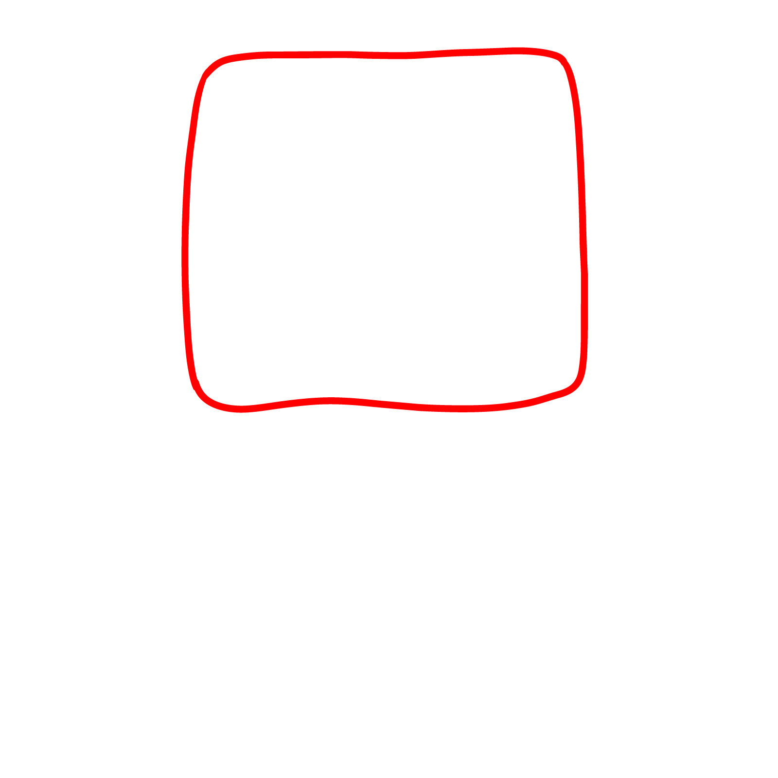 How to Draw a Ghast from the Minecraft Movie - step 01