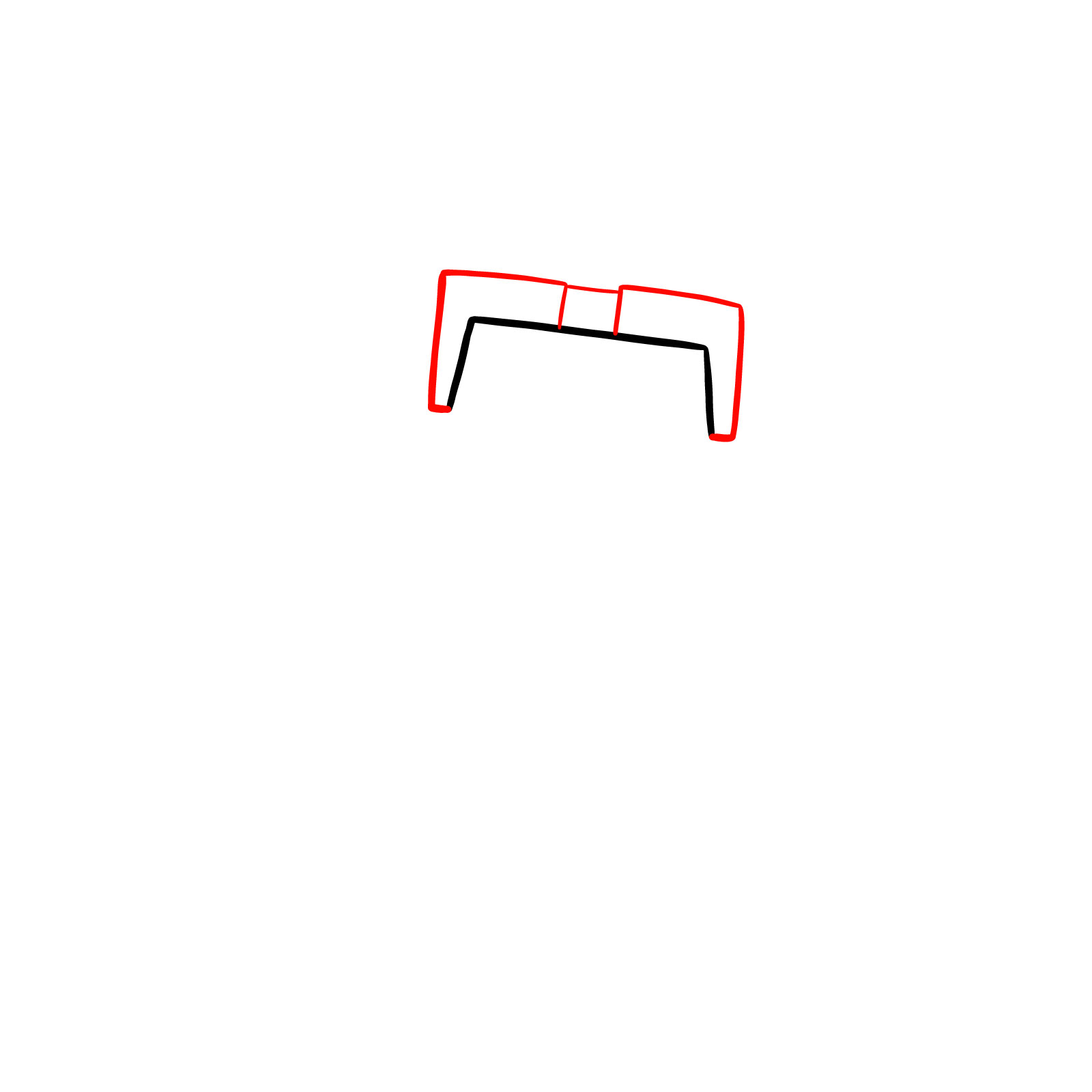 How to Draw General Chungus from A Minecraft Movie - step 02