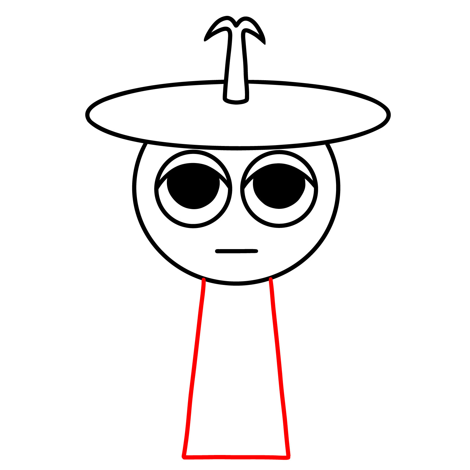 How to Draw Clukr from Incredibox Sprunki - step 07