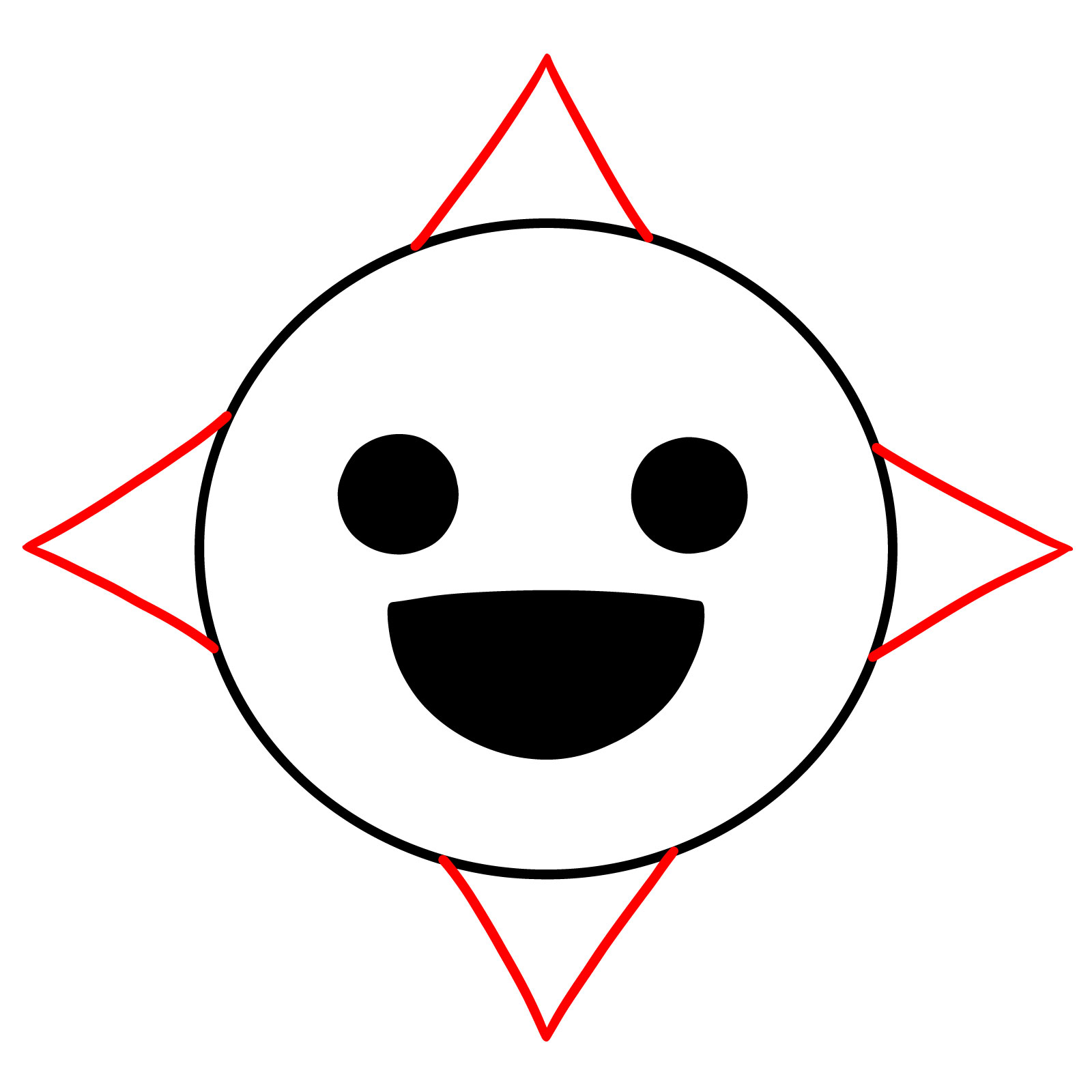 How to Draw Mr. Sun from Incredibox Sprunki - step 04