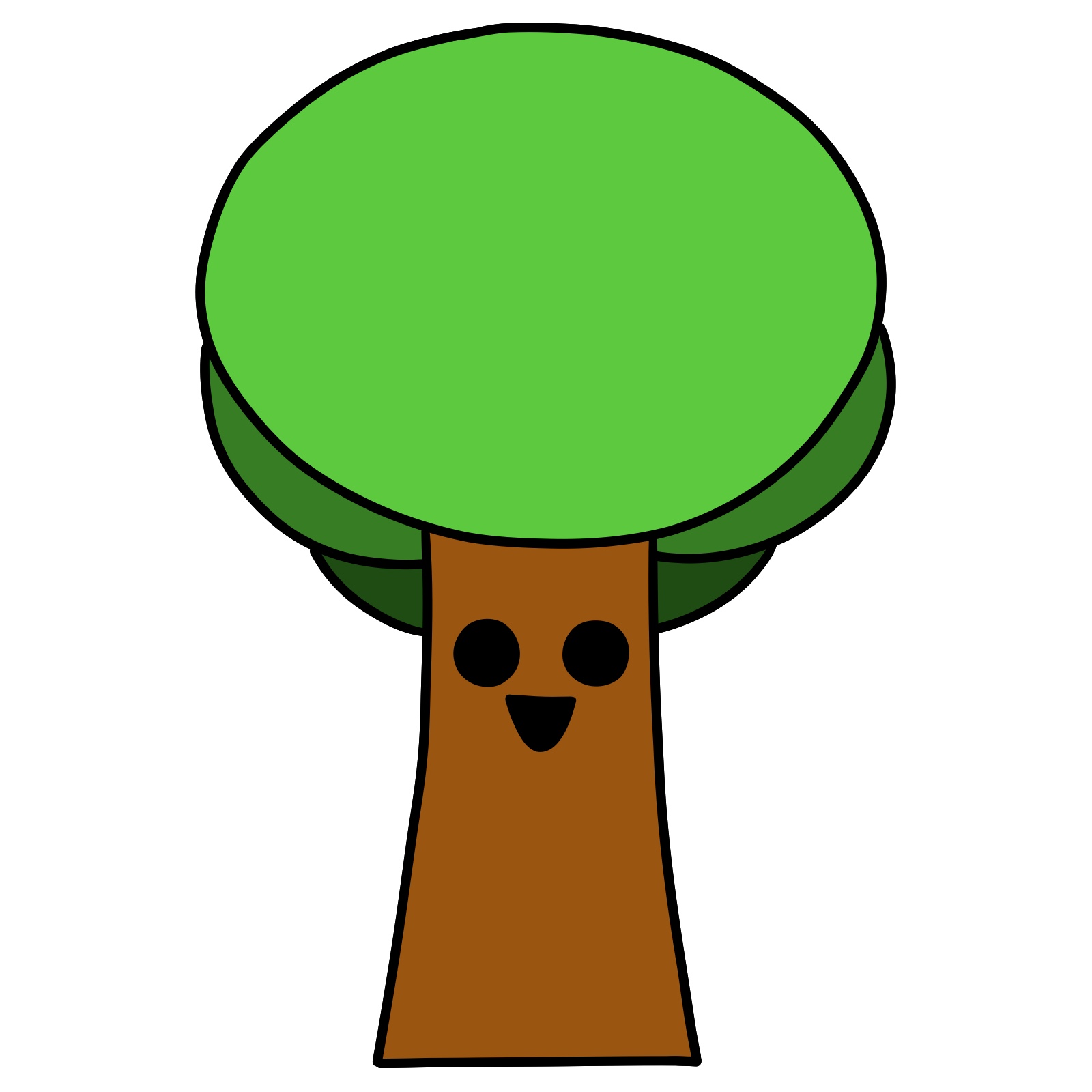 How to Draw Mr. Tree from Sprunki - final step