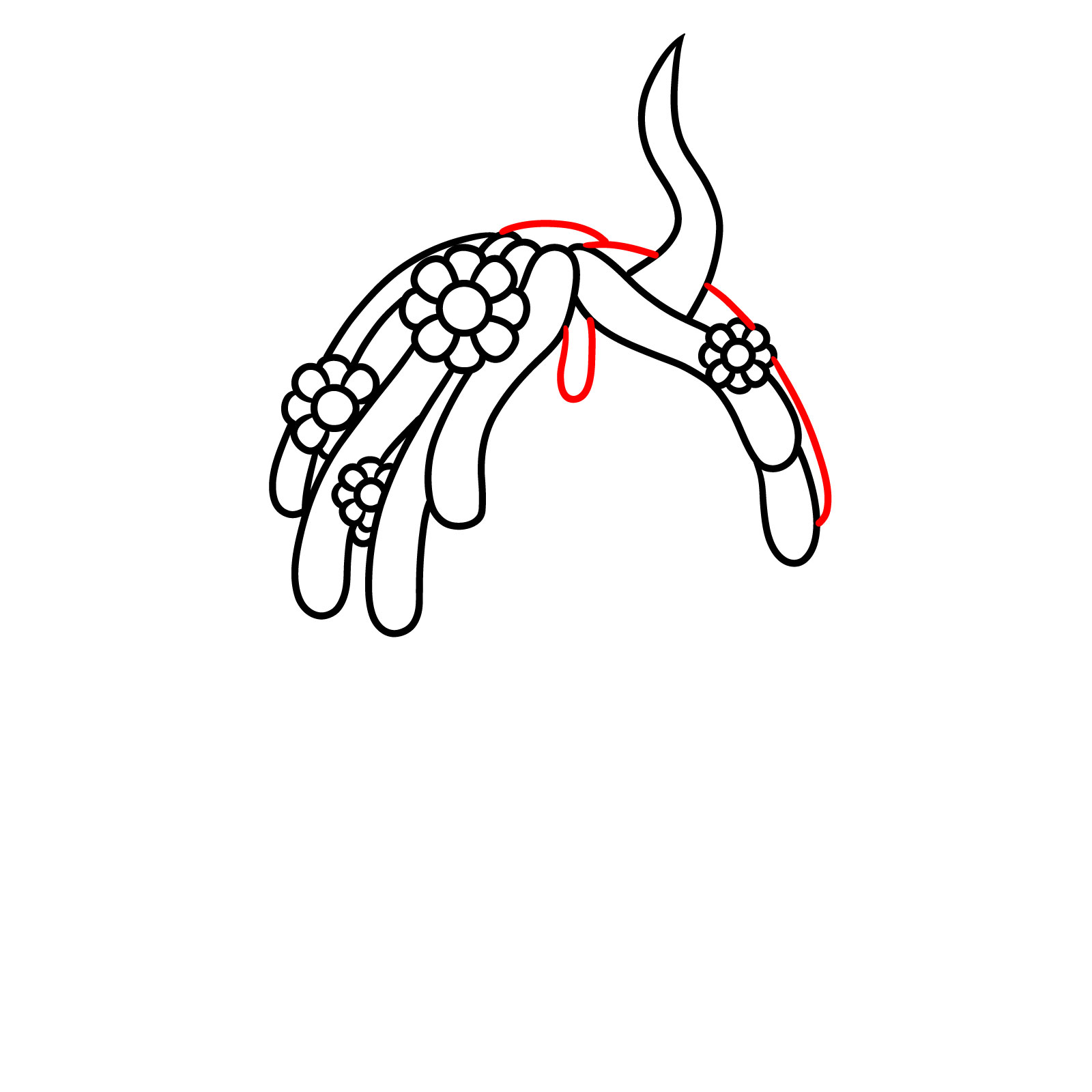 How to Draw Vineria from Sprunki - step 08