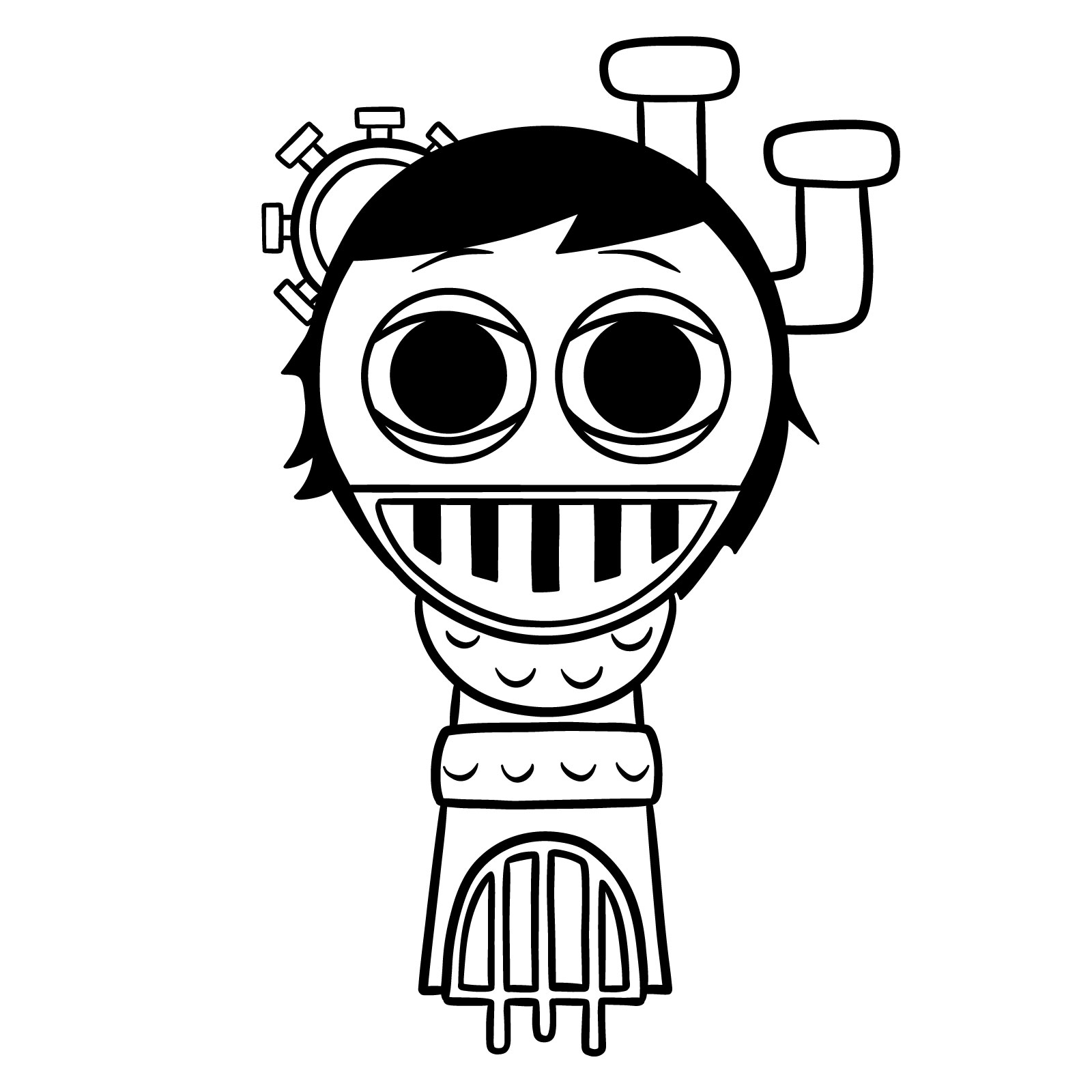How to Draw Geno from Sprunki - step 15