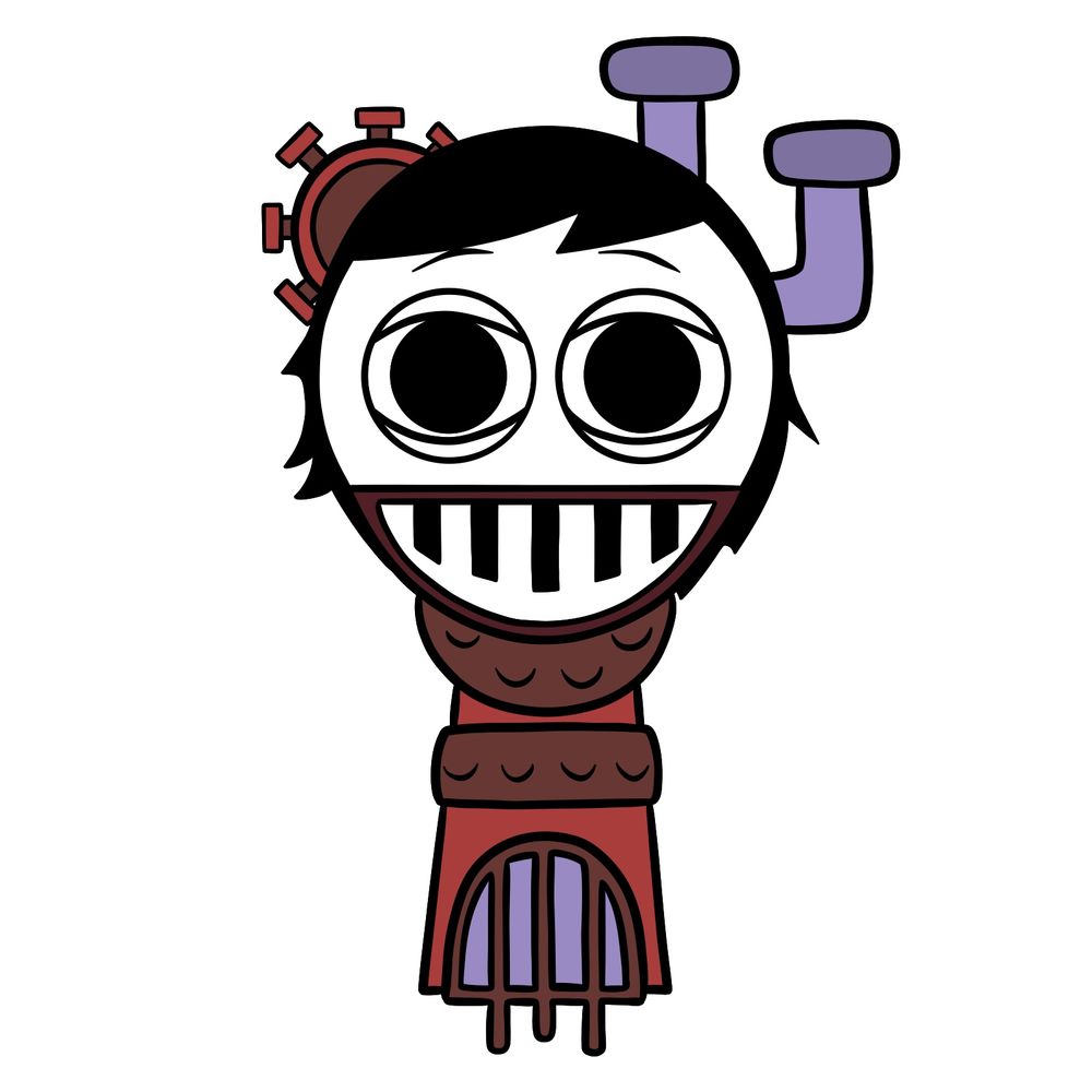 How to Draw Geno from Sprunki: 16-Step Incredibox Mod Tutorial