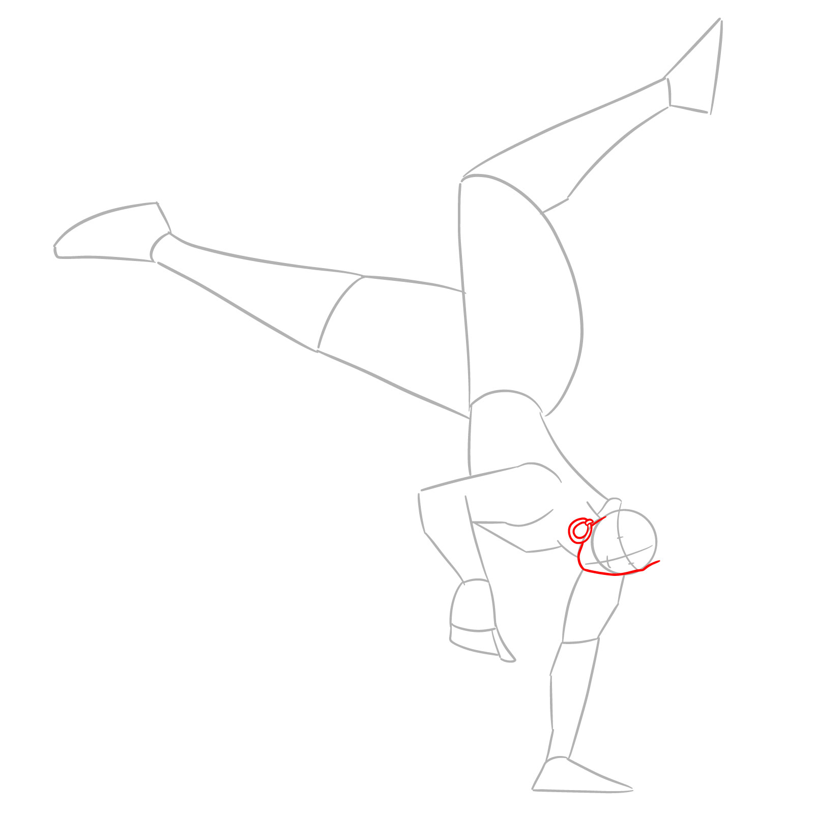 How to Draw Elena from Street Fighter 6 - step 03