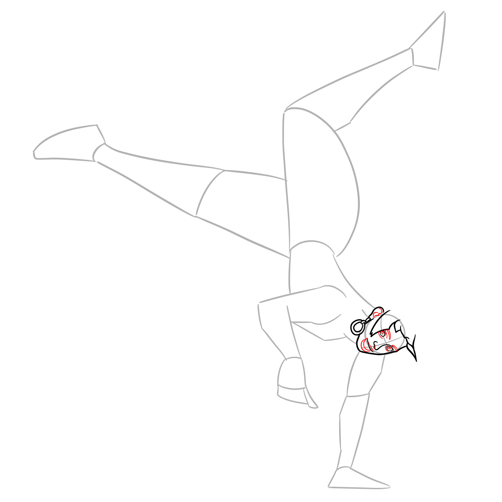 How to Draw Elena from Street Fighter 6 - step 06