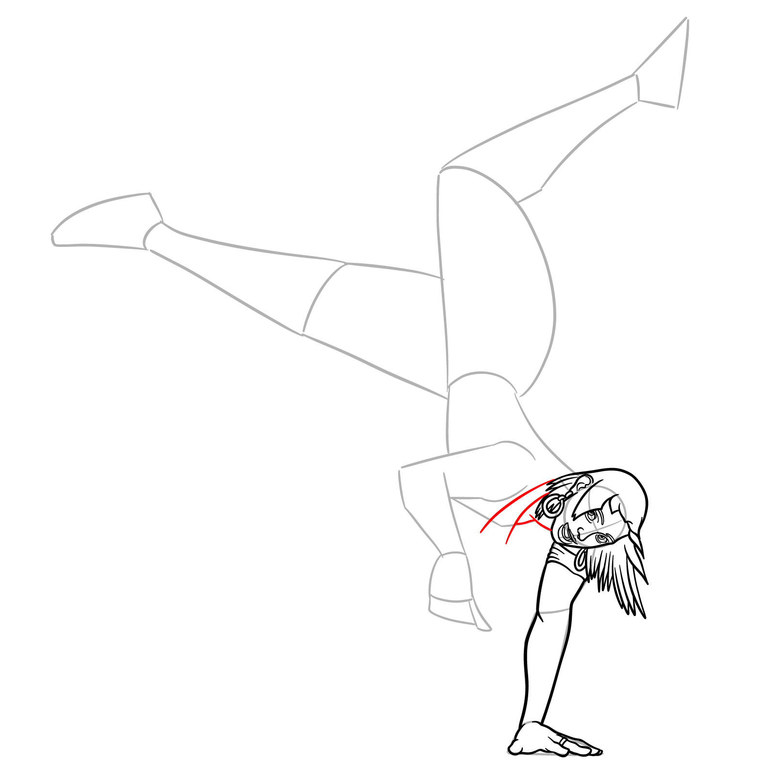 How to Draw Elena from Street Fighter 6 - step 10