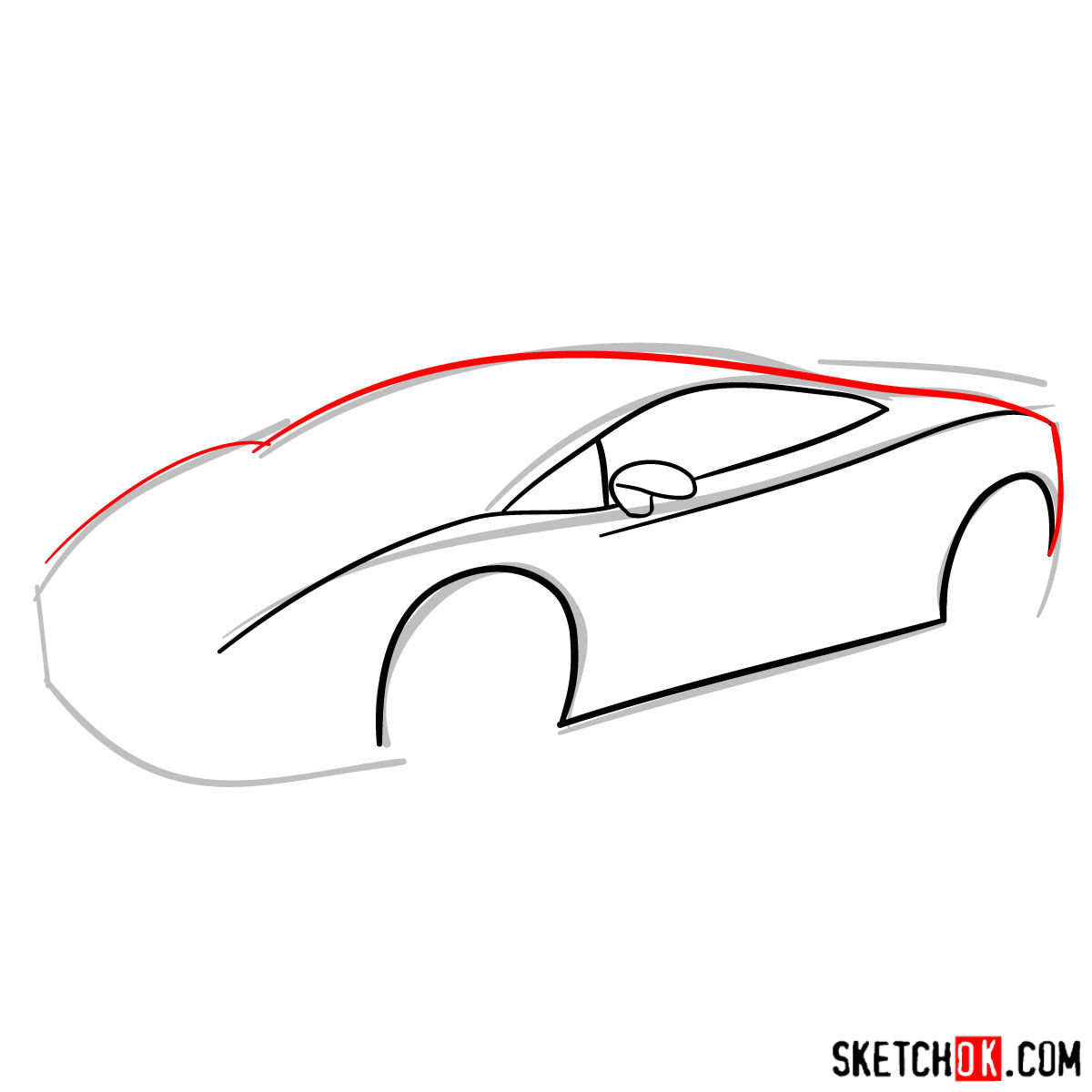 how to draw a lamborghini aventador