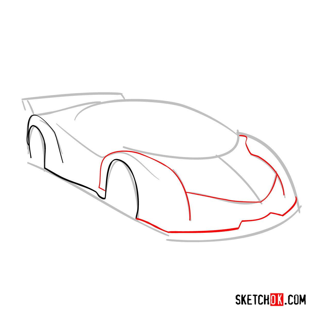 how to draw a lamborghini veneno step by step easy