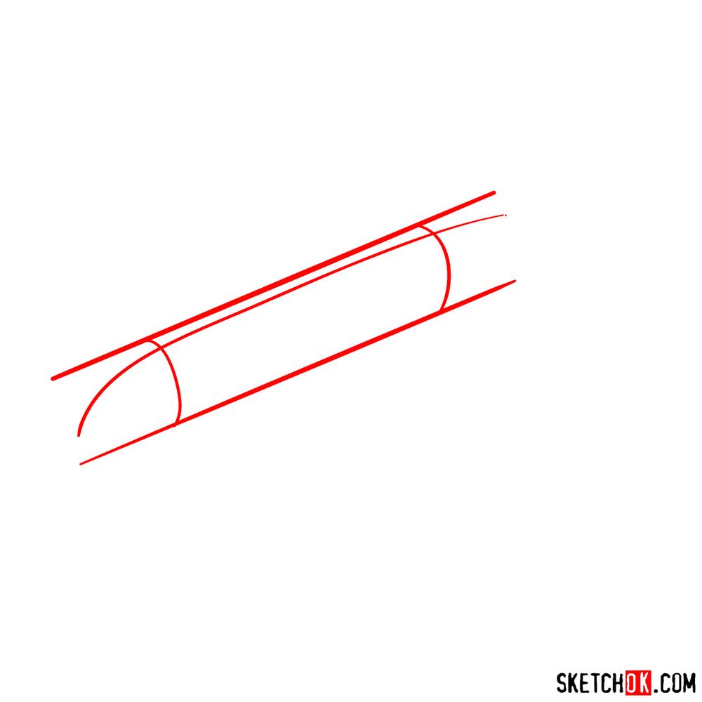 How to draw Airbus A320 - step 01