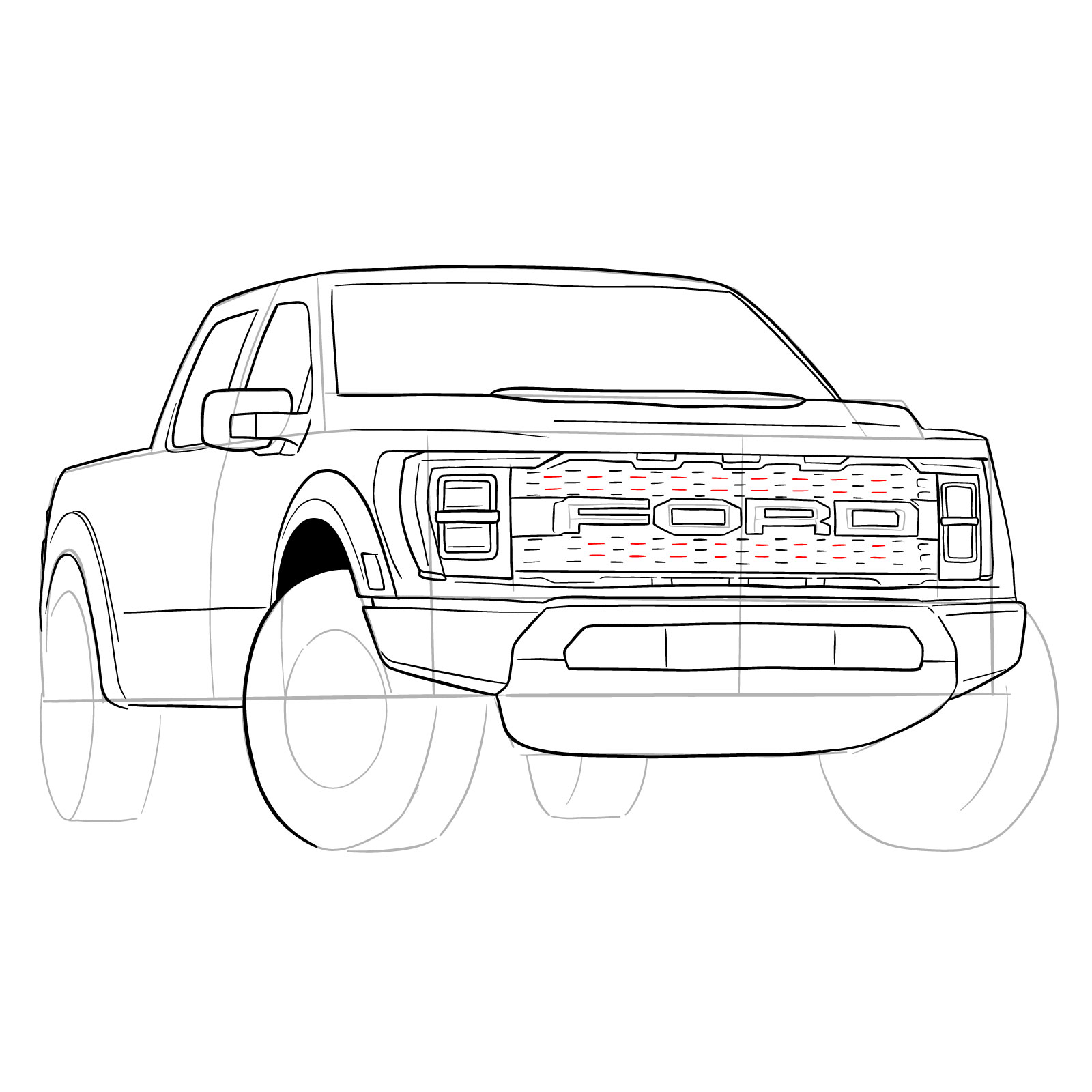 Old Ford Truck Coloring Pages - Get Coloring Pages