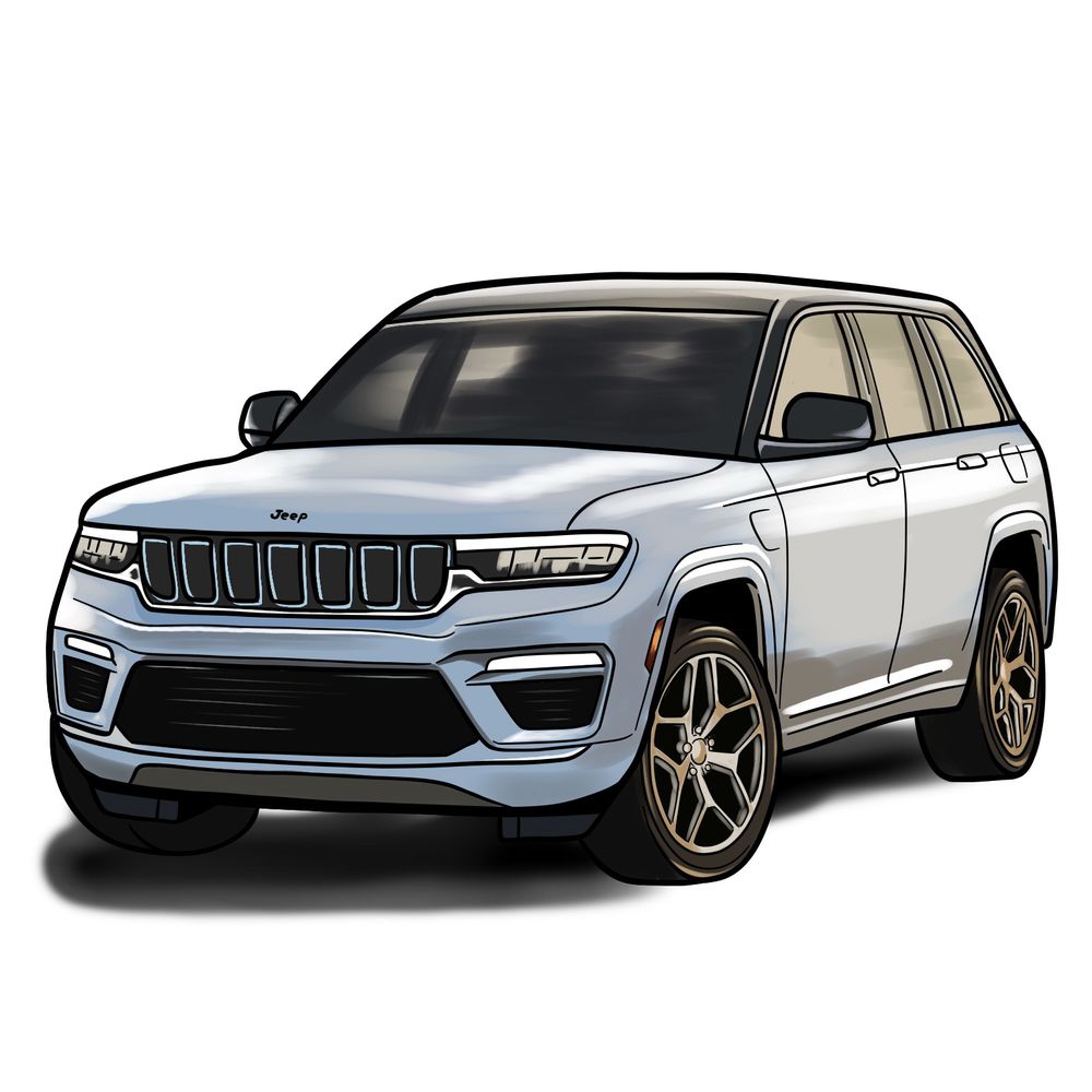 How to Draw a 2022 Jeep Grand Cherokee: Step-by-Step Guide