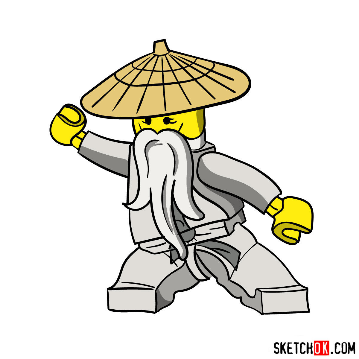 Ninjago Artist: How to Draw Master Step-by-Step