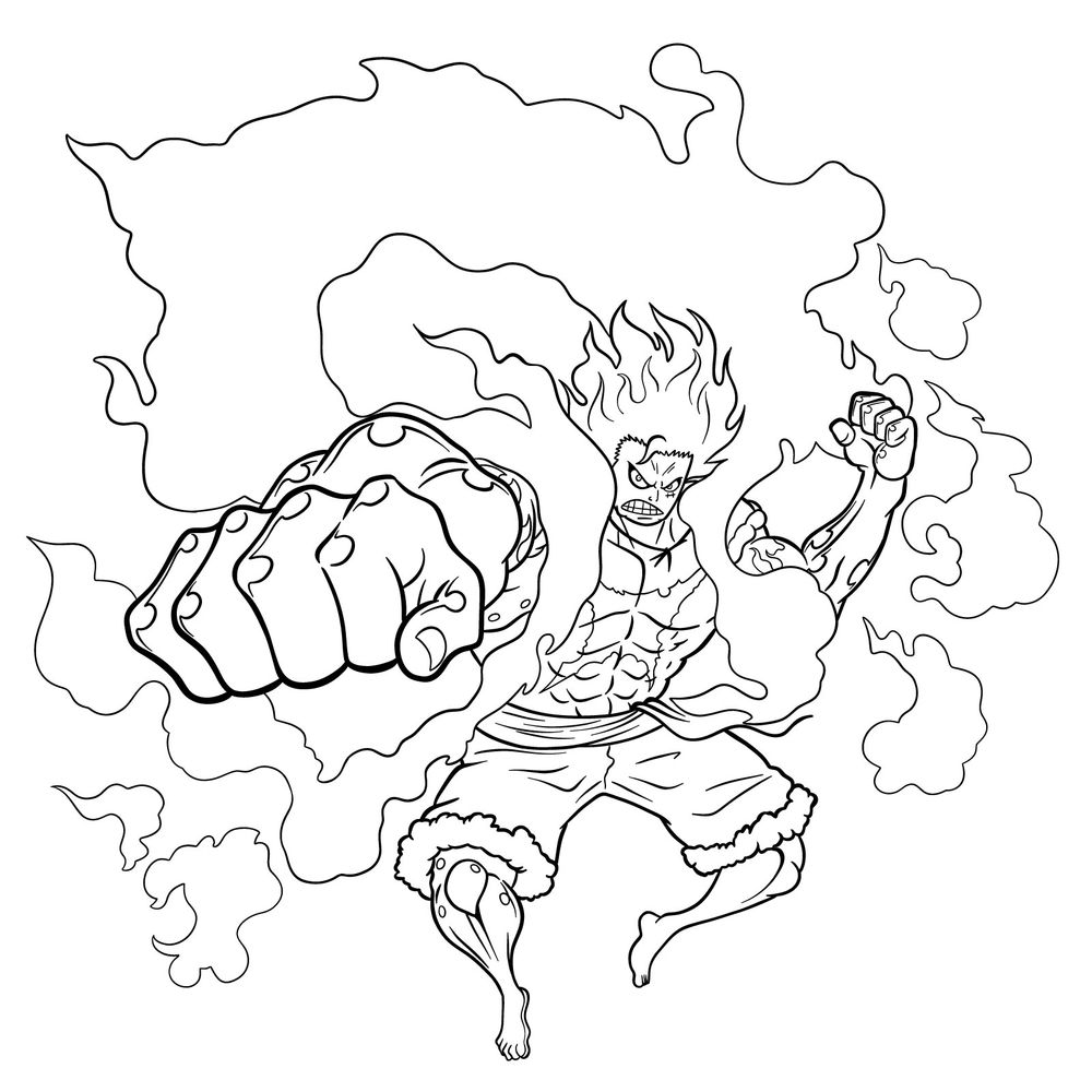 Luffy Fourth Gear