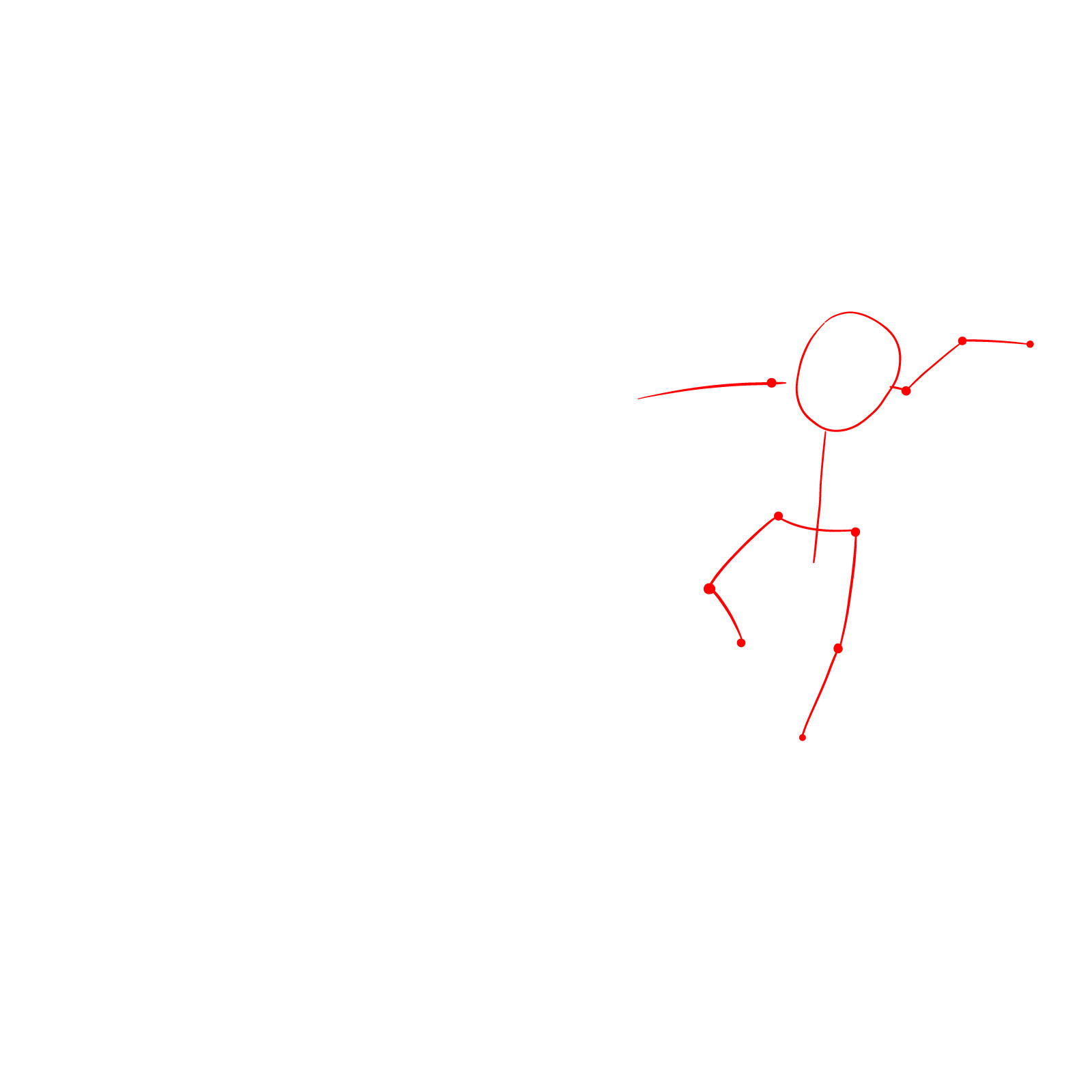 How to draw Luffy's Gear 3 without haki - step 01