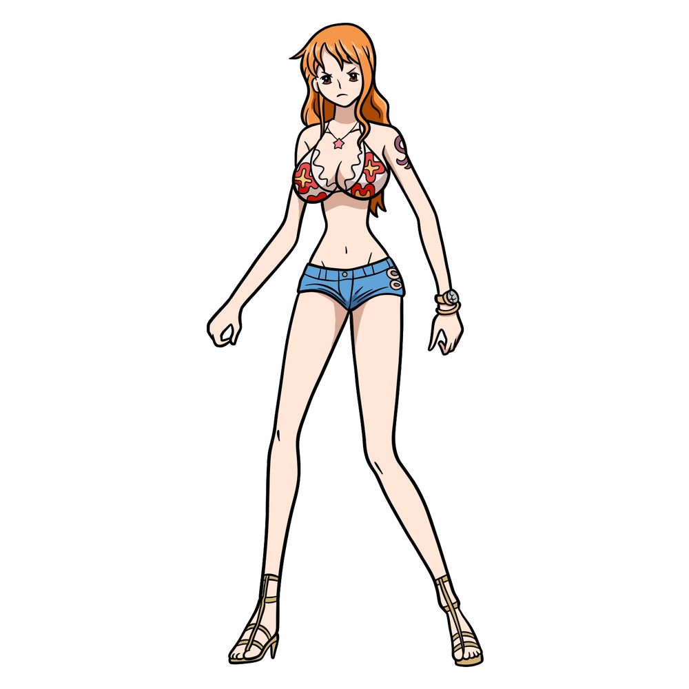 How to Draw Nami’s Dressrosa Arc Outfit from One Piece