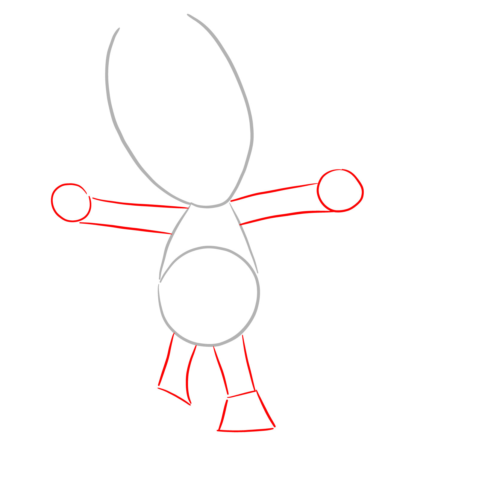 How to draw Treecko Pokemon - step 02