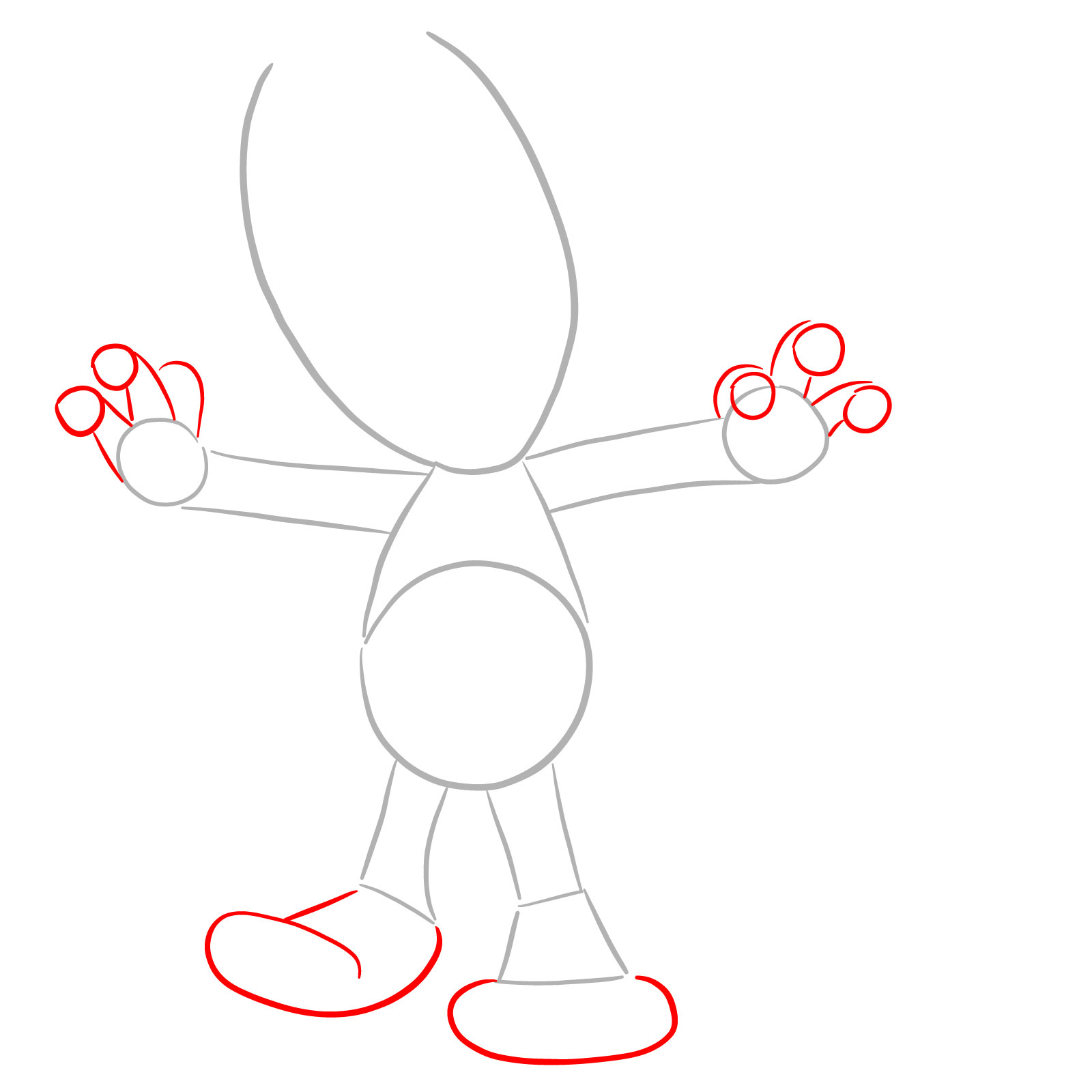 How to draw Treecko Pokemon - step 03