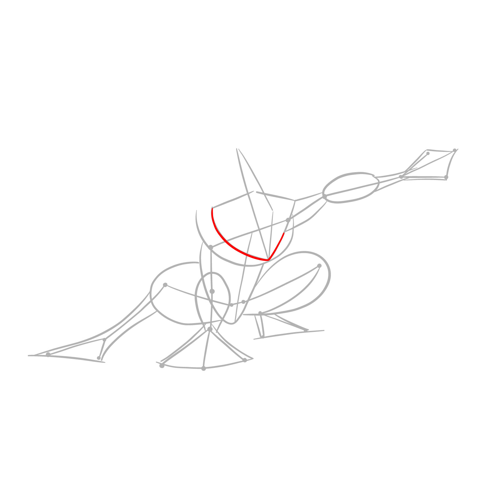 How to draw Greninja Pokemon - step 04