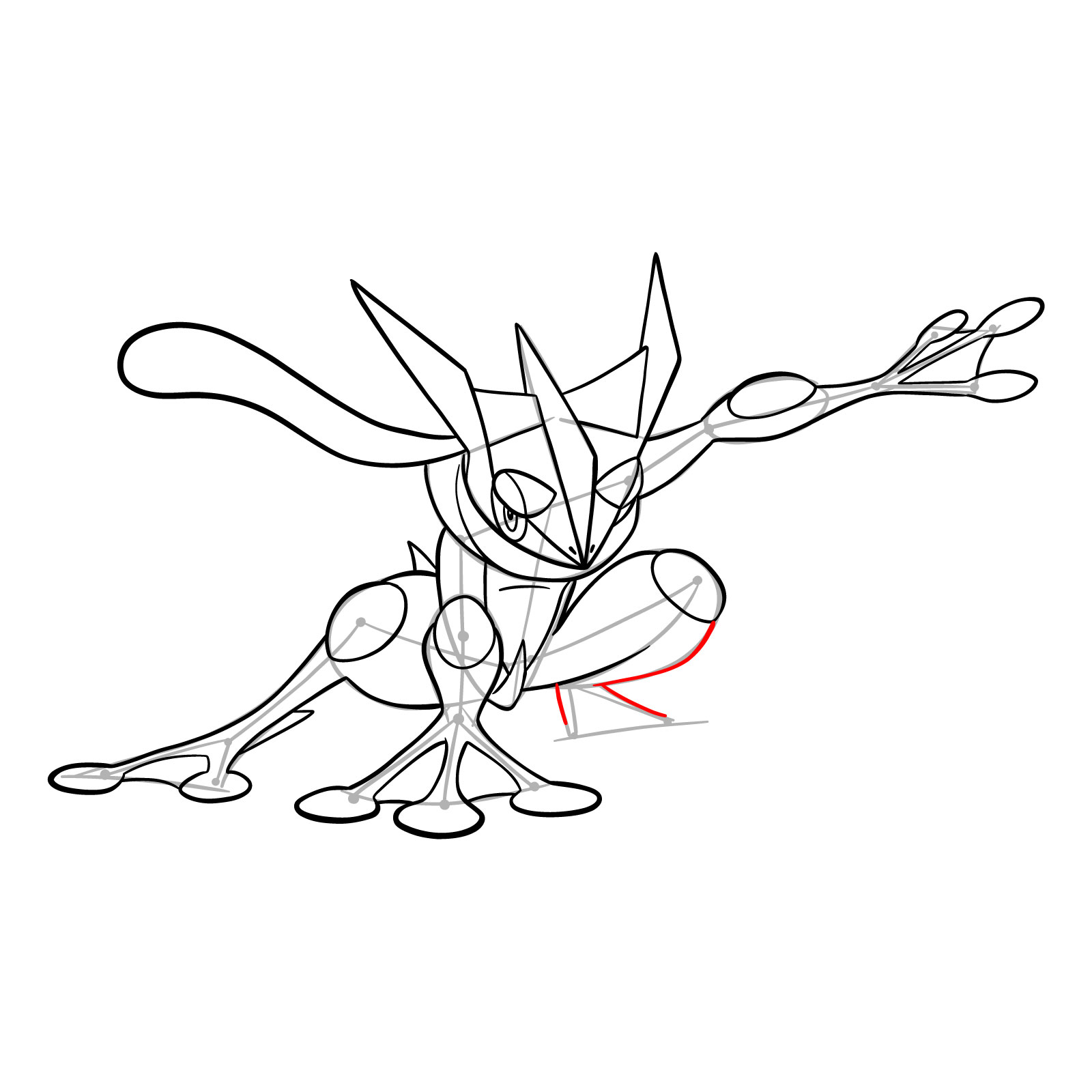 How To Draw Greninja From Pokemon Printable Step By S Vrogue Co