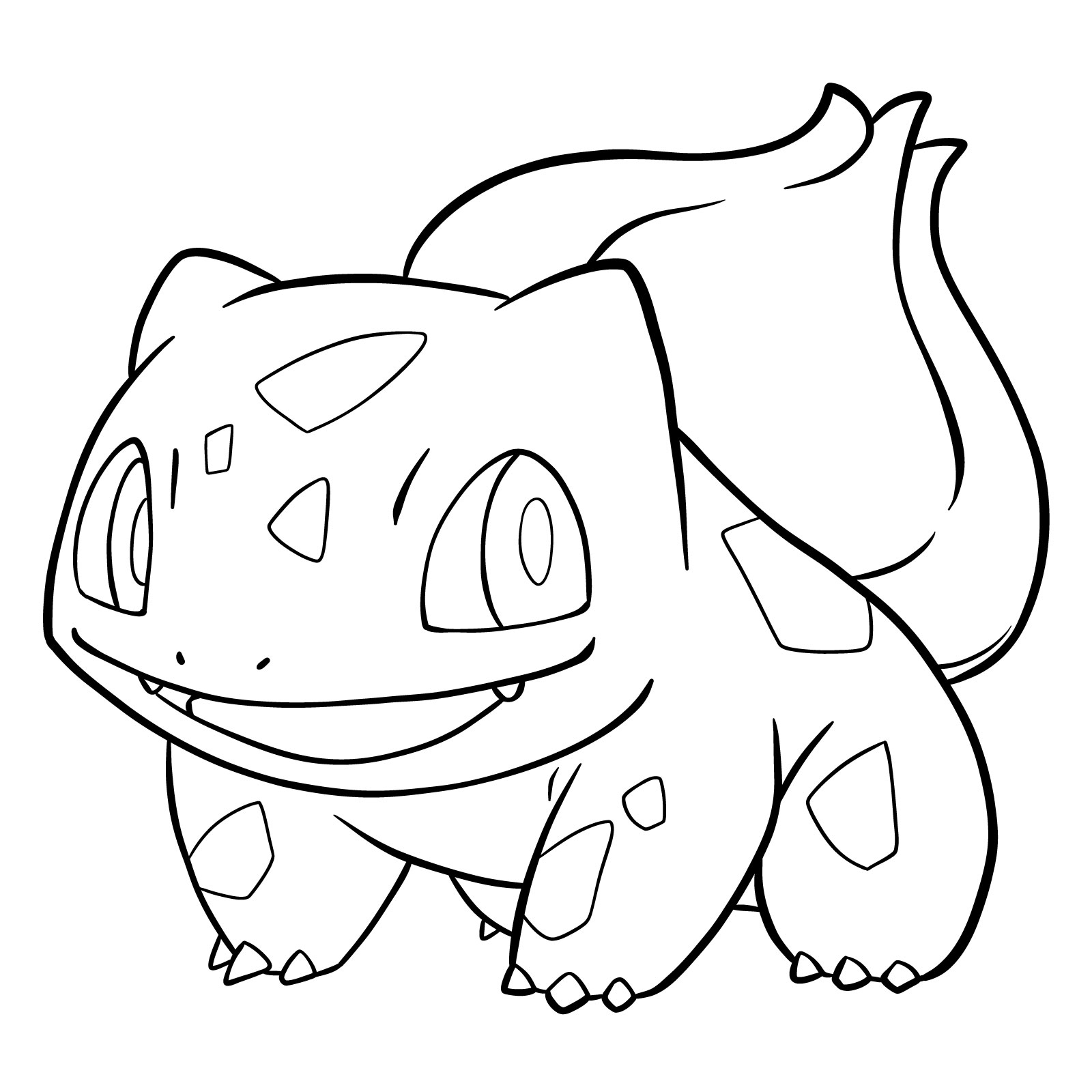 How to draw Bulbasaur - final step