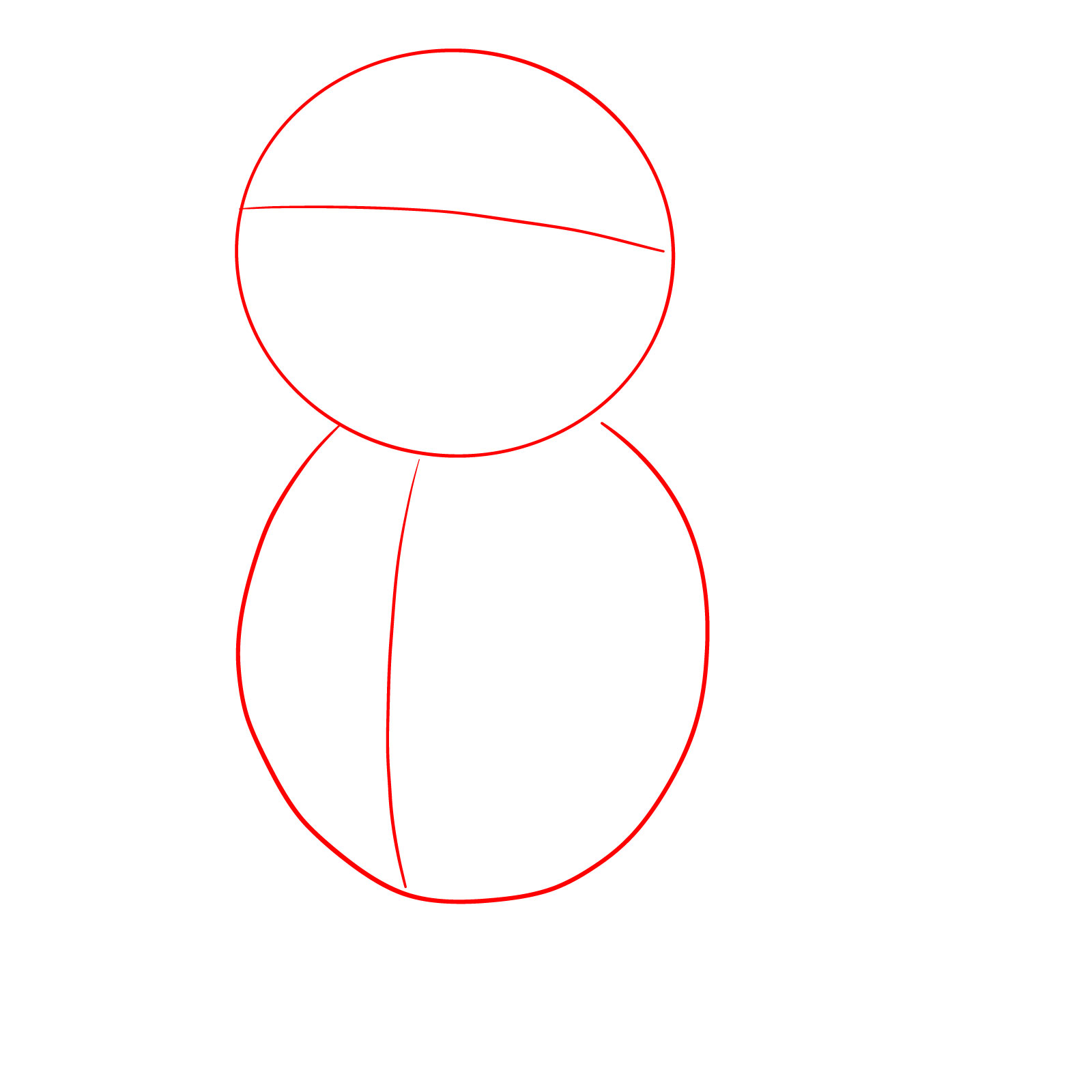 How to draw Squirtle - step 01