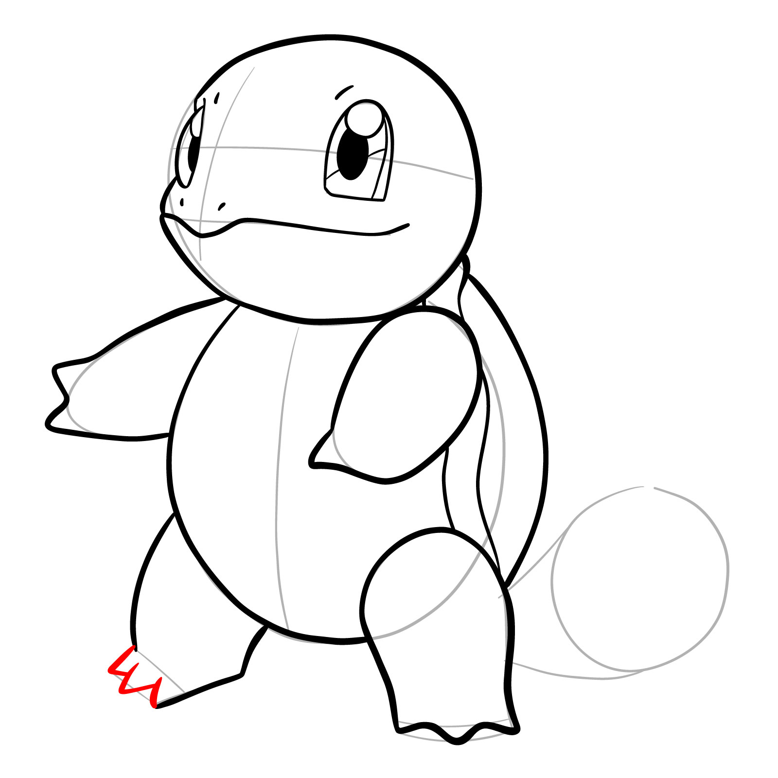 squirtle drawing tutorial