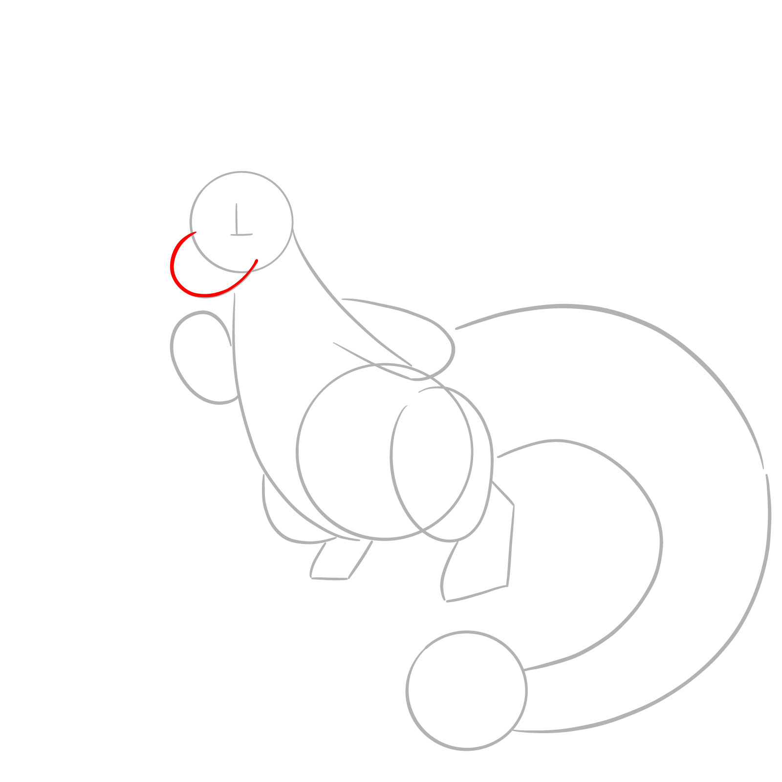 How to Draw Mega Dragonite - step 03