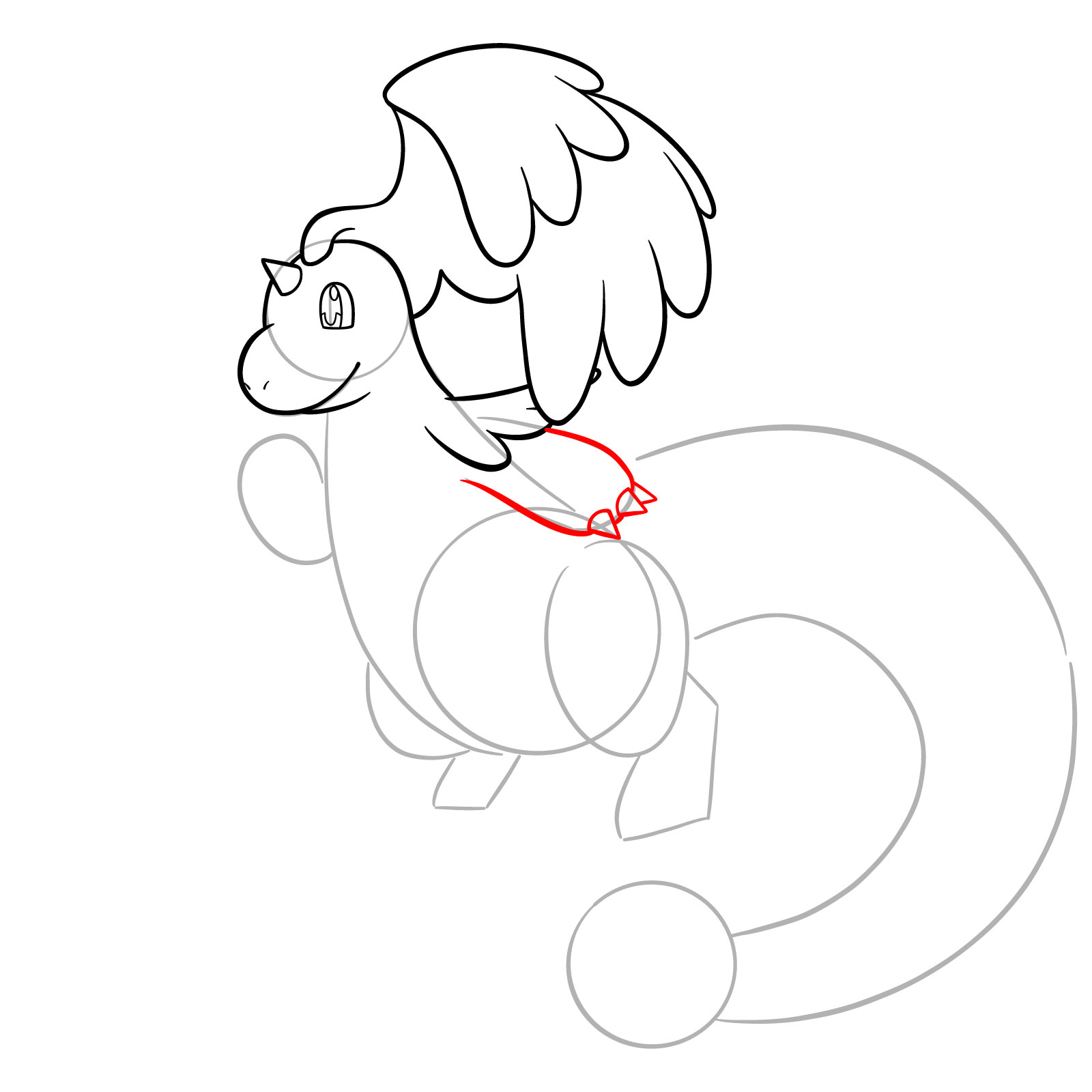 How to Draw Mega Dragonite - step 10