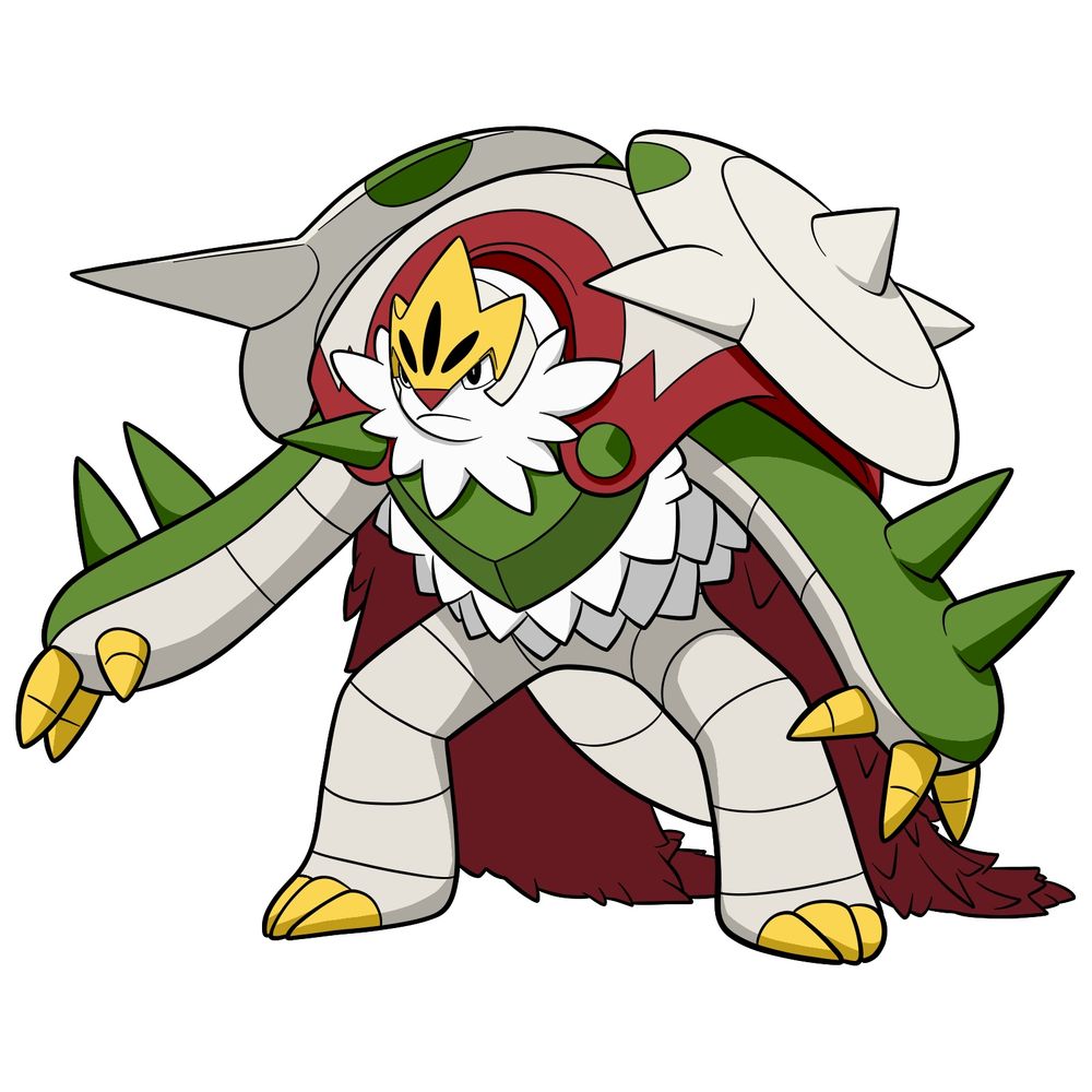 How to Draw Mega Chesnaught from Pokémon Legends: Z-A