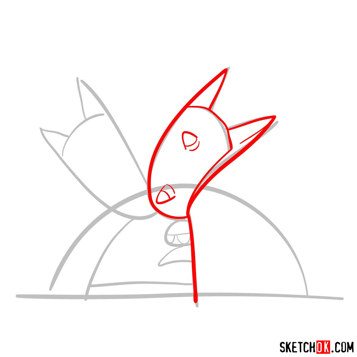 How to draw Toxapex | Pokemon - step 03