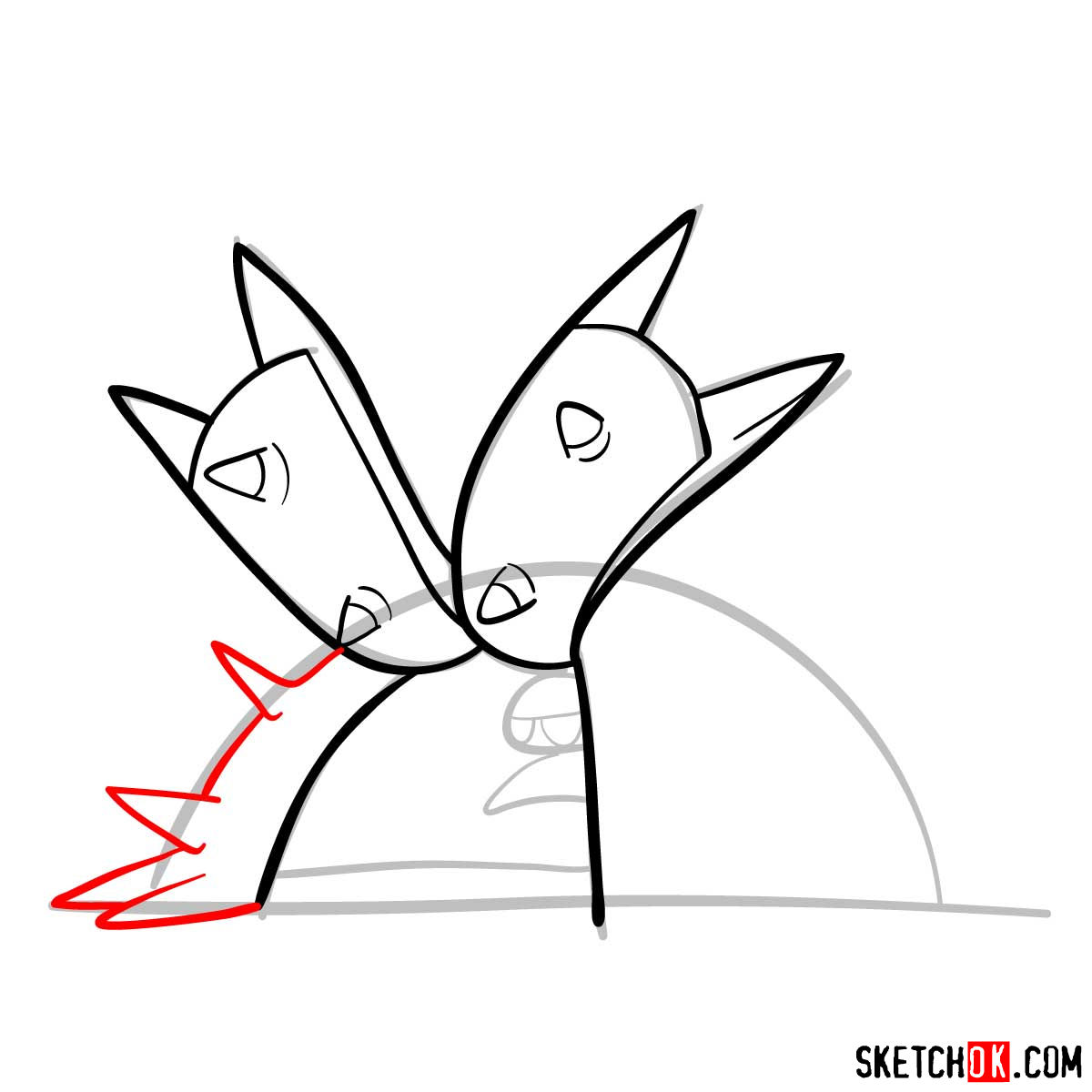 How to draw Toxapex | Pokemon - step 05