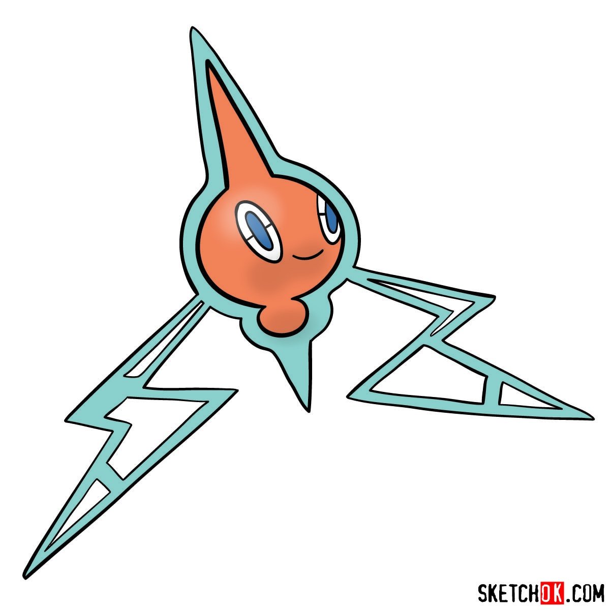 How To Draw Rotom Pokemon Sketchok Easy Drawing Guides | The Best Porn ...