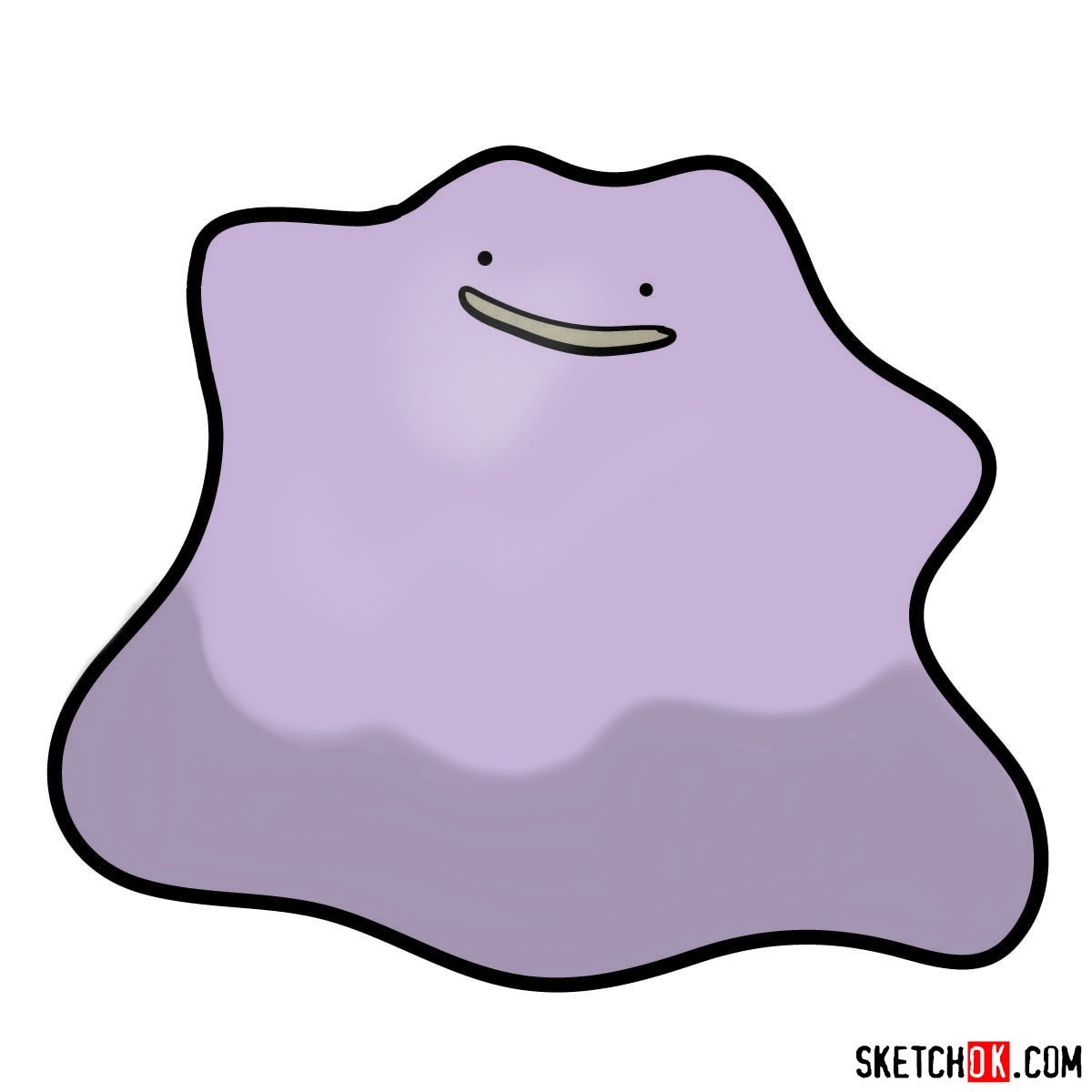 How to draw Ditto | Pokemon