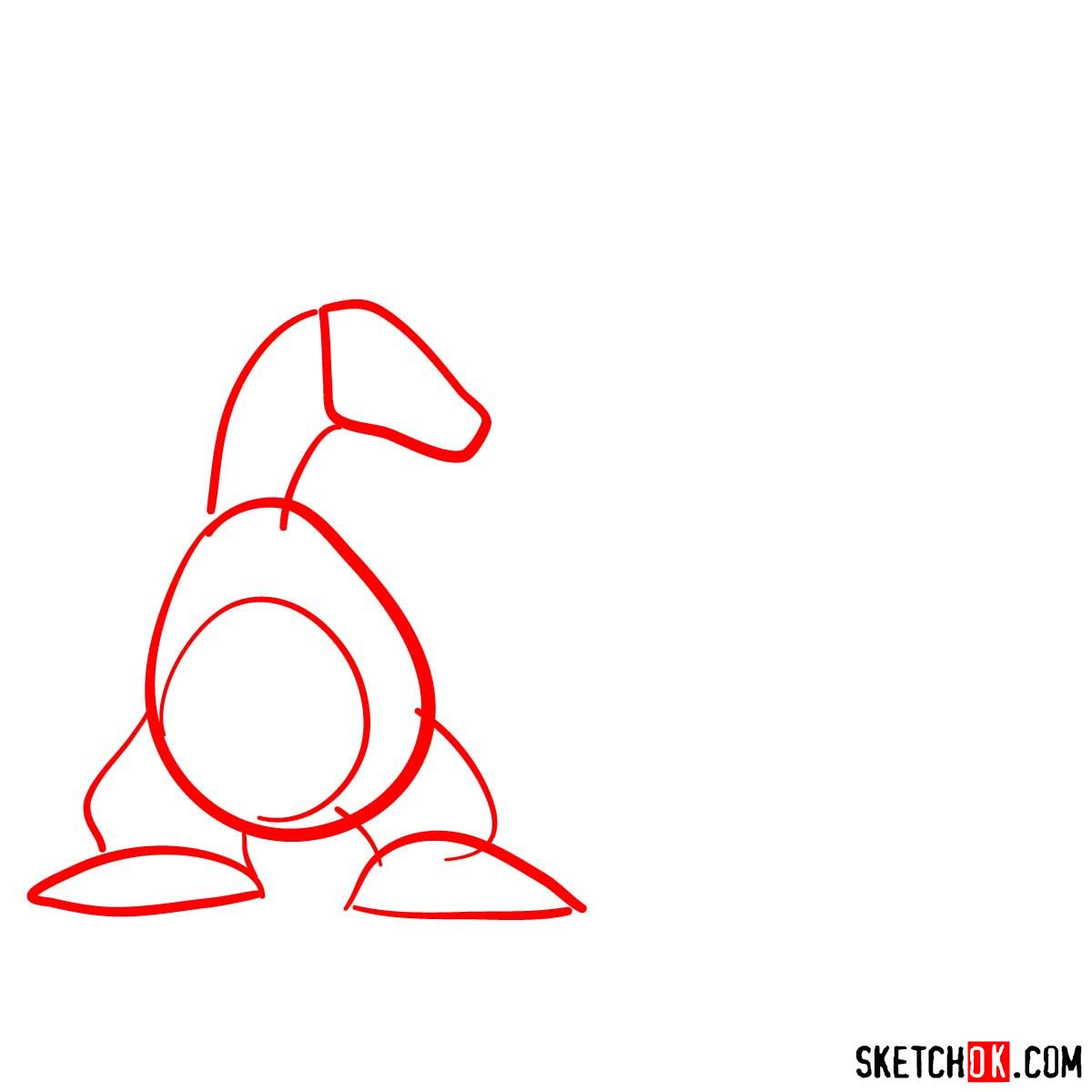How to draw Charizard | Pokemon - step 01
