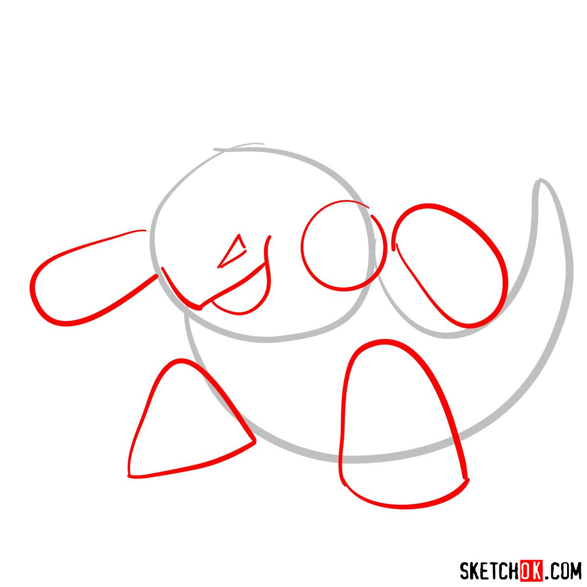 How to draw Nidoking Pokemon - step 02