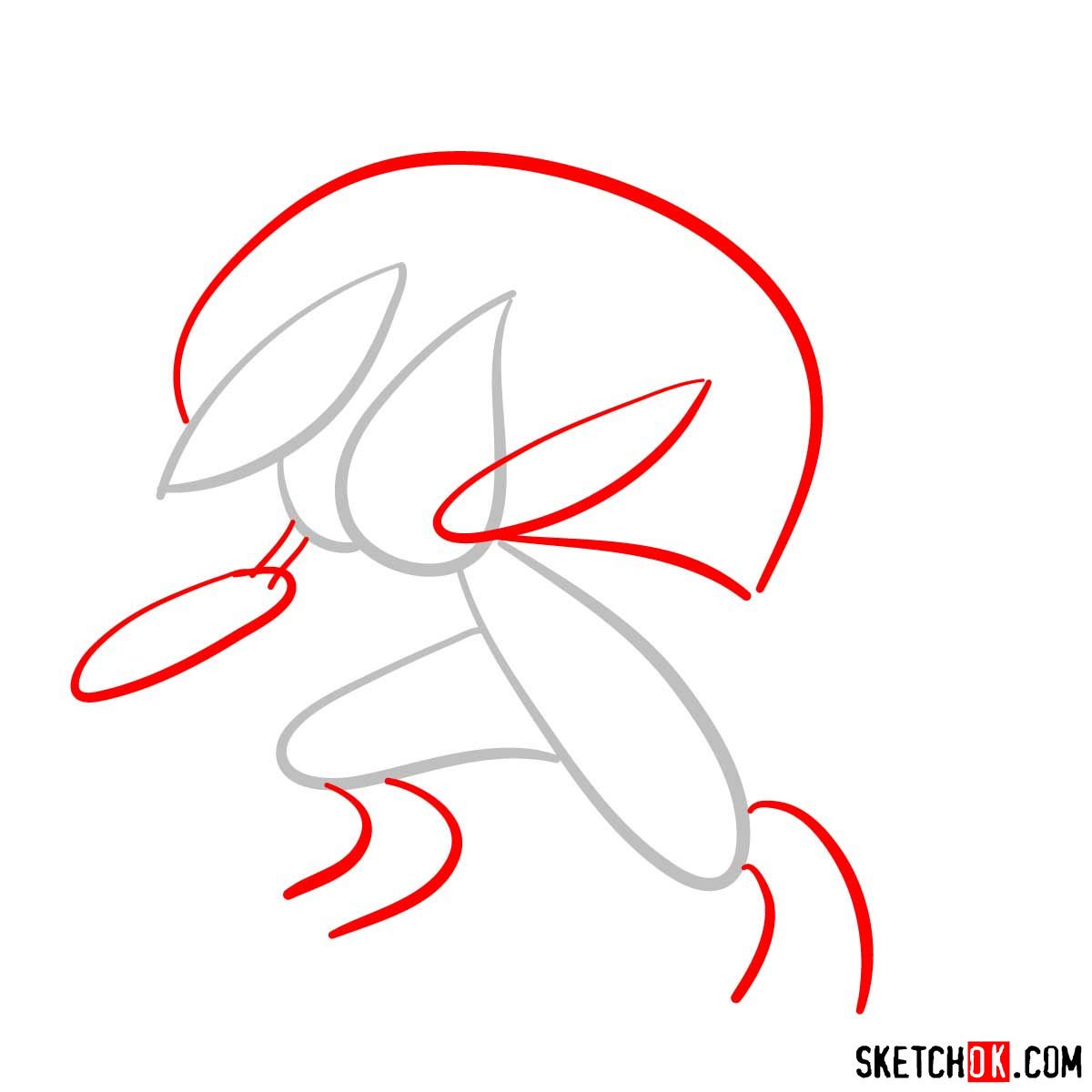 How to draw Zoroark Pokemon - step 02
