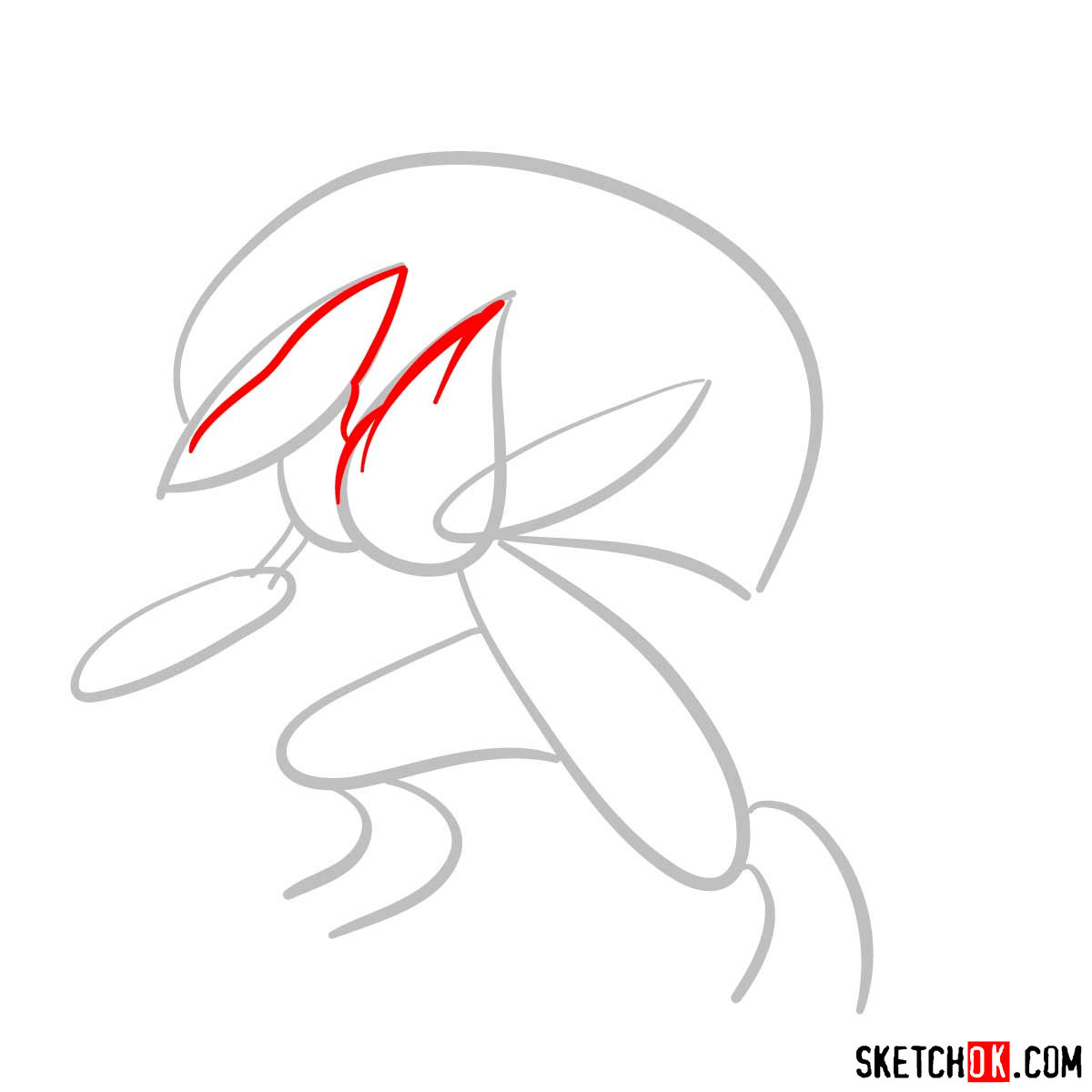 How to draw Zoroark Pokemon - step 03