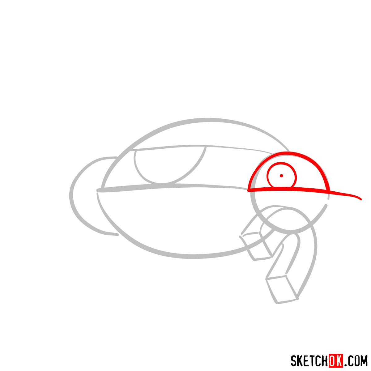 How to draw Magnezone Pokemon - step 03