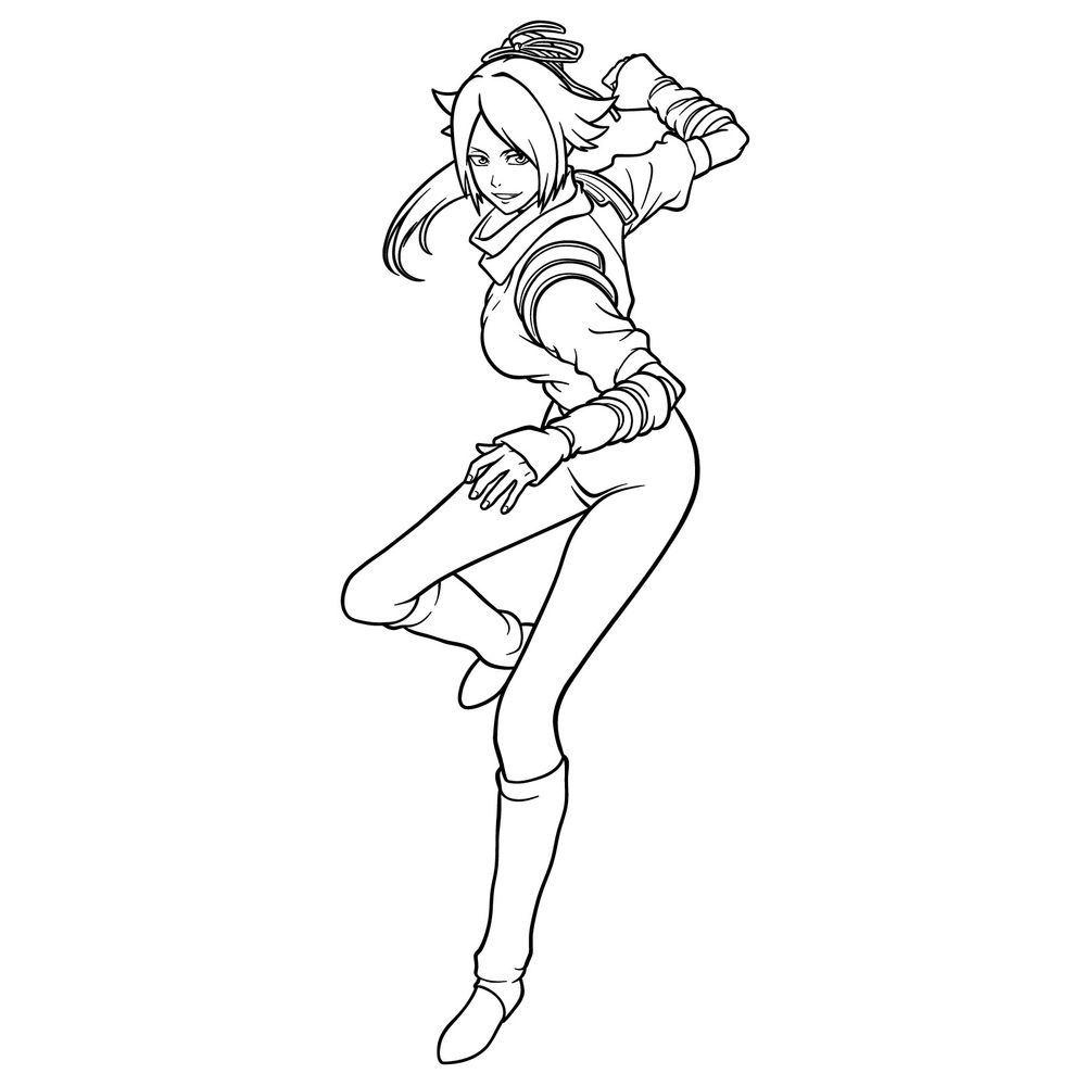 How to Draw Yoruichi Shihoin: BLEACH RoS Version