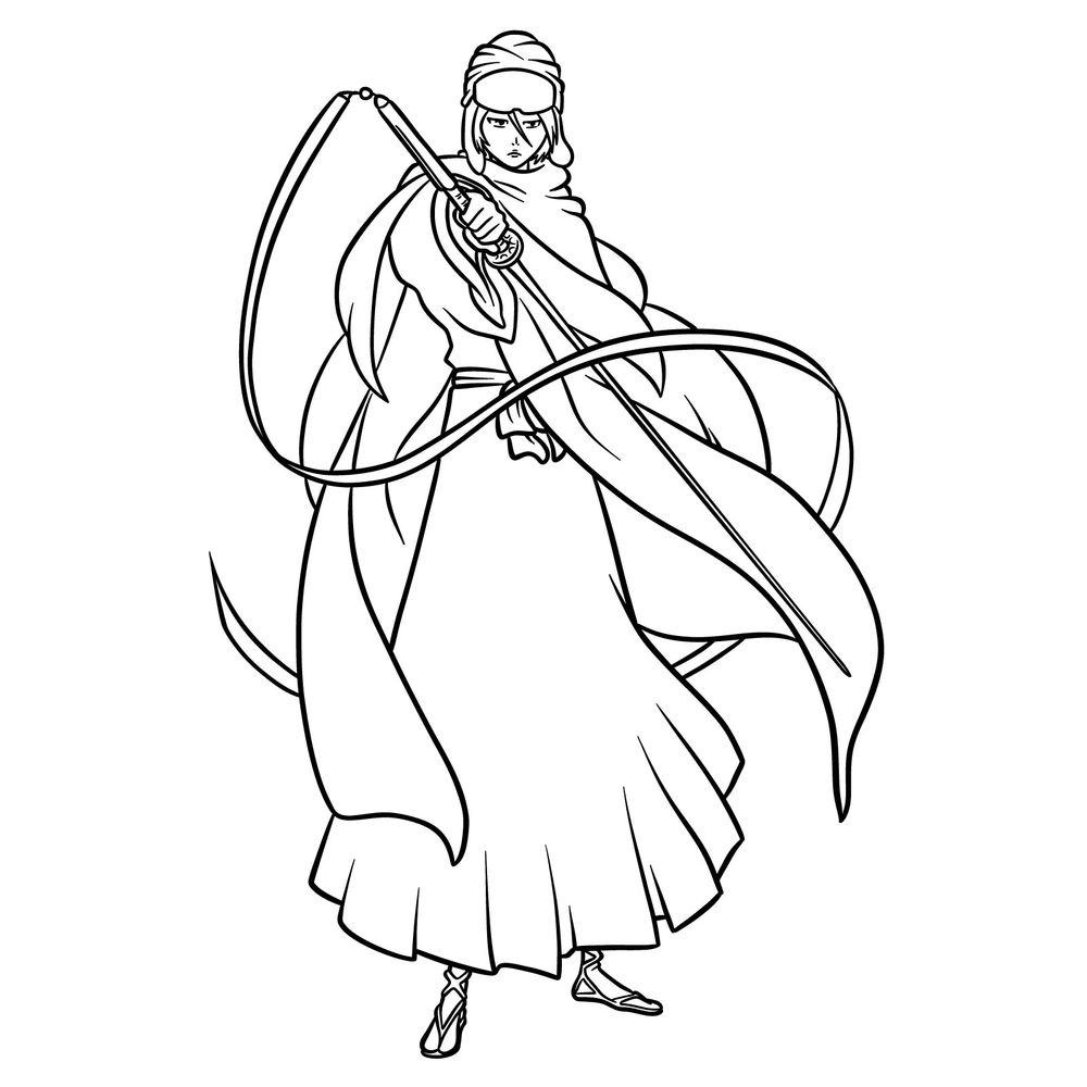 How to Draw Rukia in Post-Royal Guard Outfit – TYBW Arc