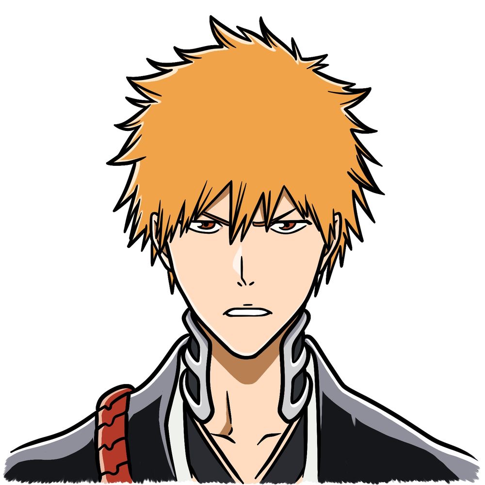 How to Draw Ichigo Kurosaki’s Face: His Classic Anime Expression