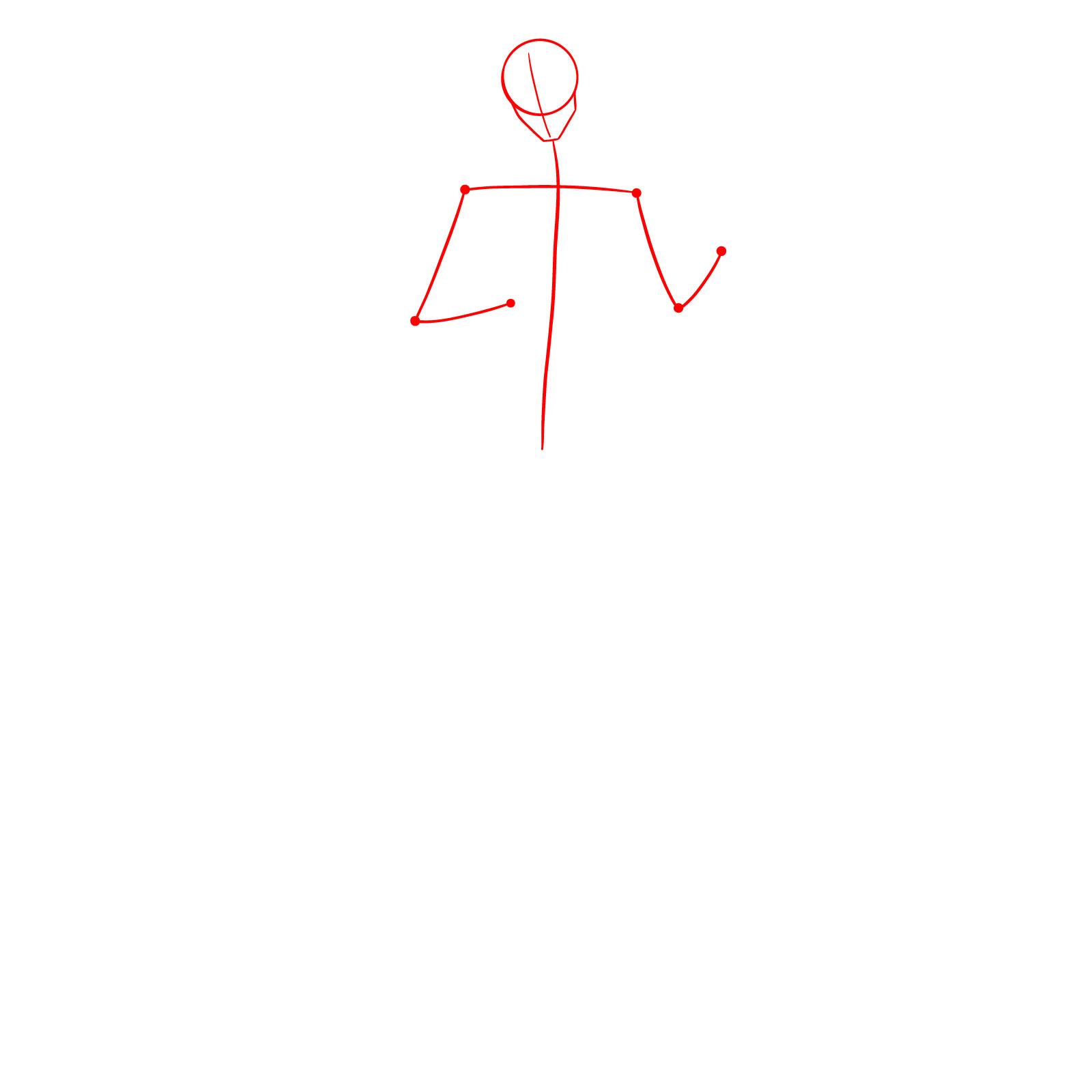 How to Draw Ikkaku Madarame from Bleach - step 01