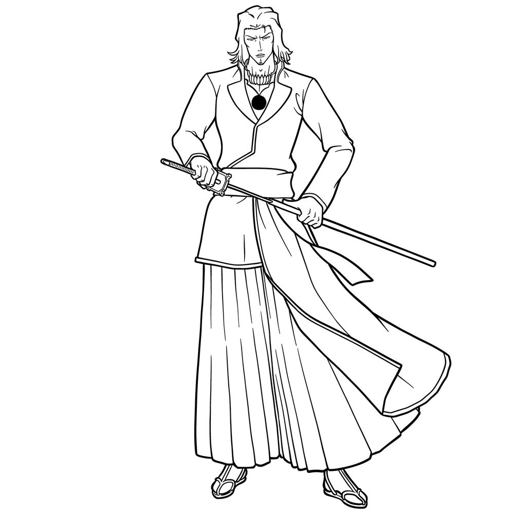 How to Draw Coyote Starrk, the Primera Espada from Bleach