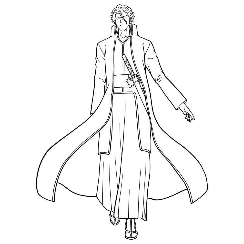 How to Draw Sousuke Aizen as Leader of the Arrancar Army