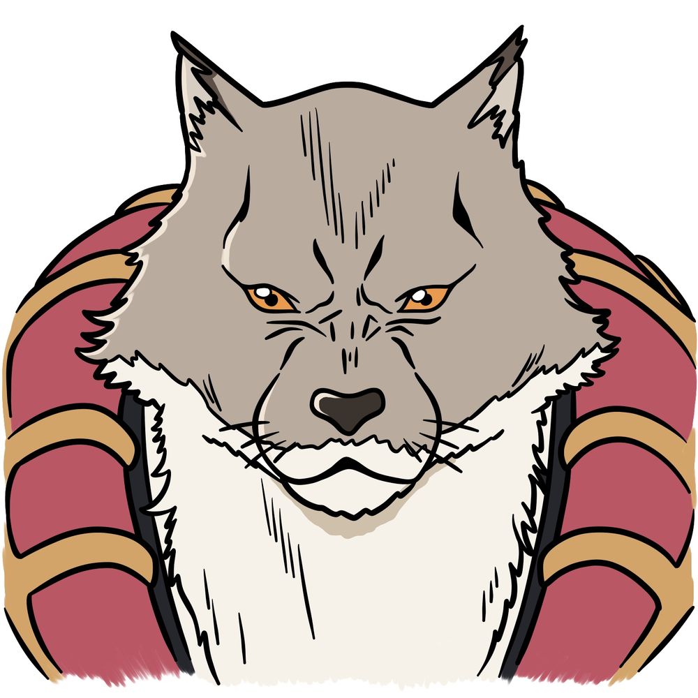 How to Draw Komamura’s Face Focusing on His Wolf Features