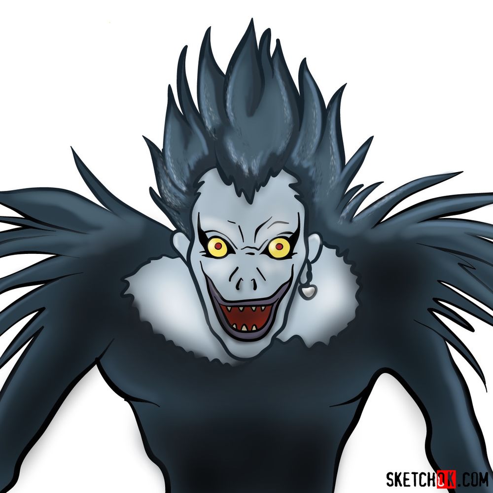 death note ryuk drawings